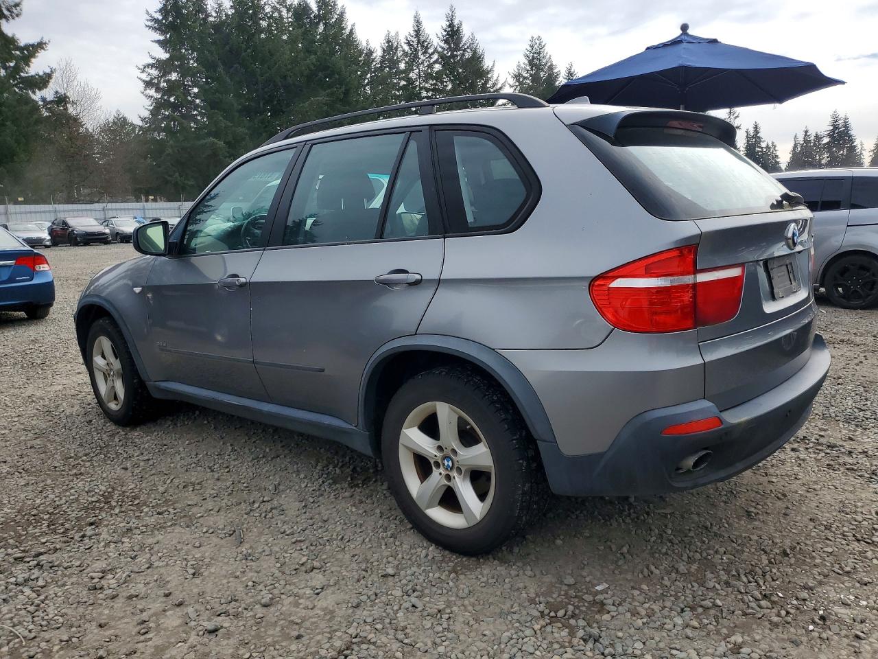 2008 Bmw X5 3.0i Gray vin: 5UXFE43568L020403