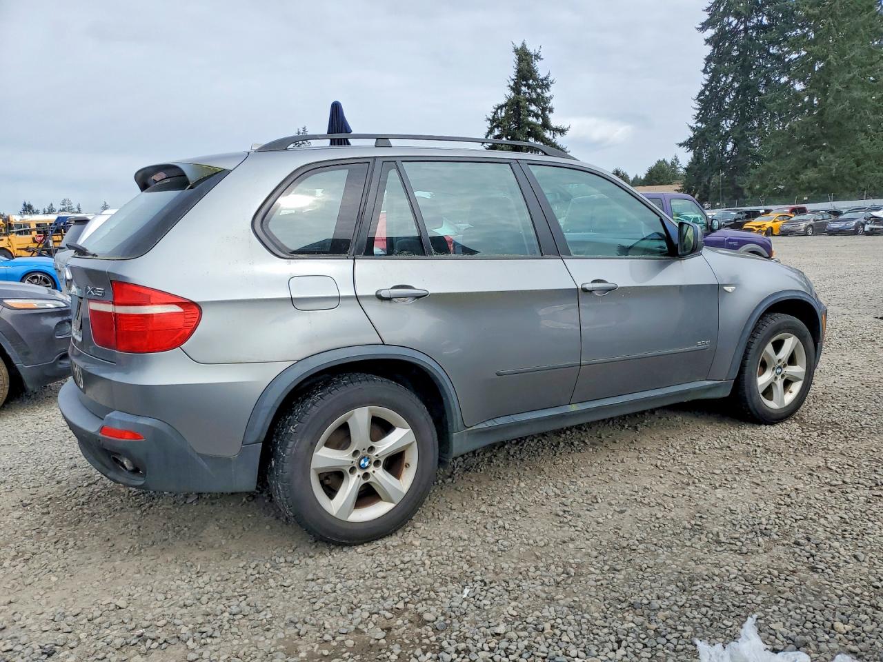2008 Bmw X5 3.0i Gray vin: 5UXFE43568L020403