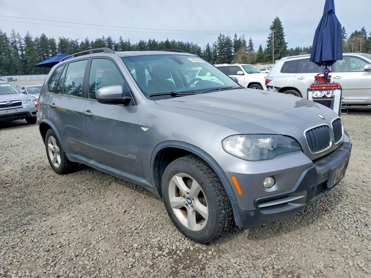 2008 Bmw X5 3.0i Gray vin: 5UXFE43568L020403