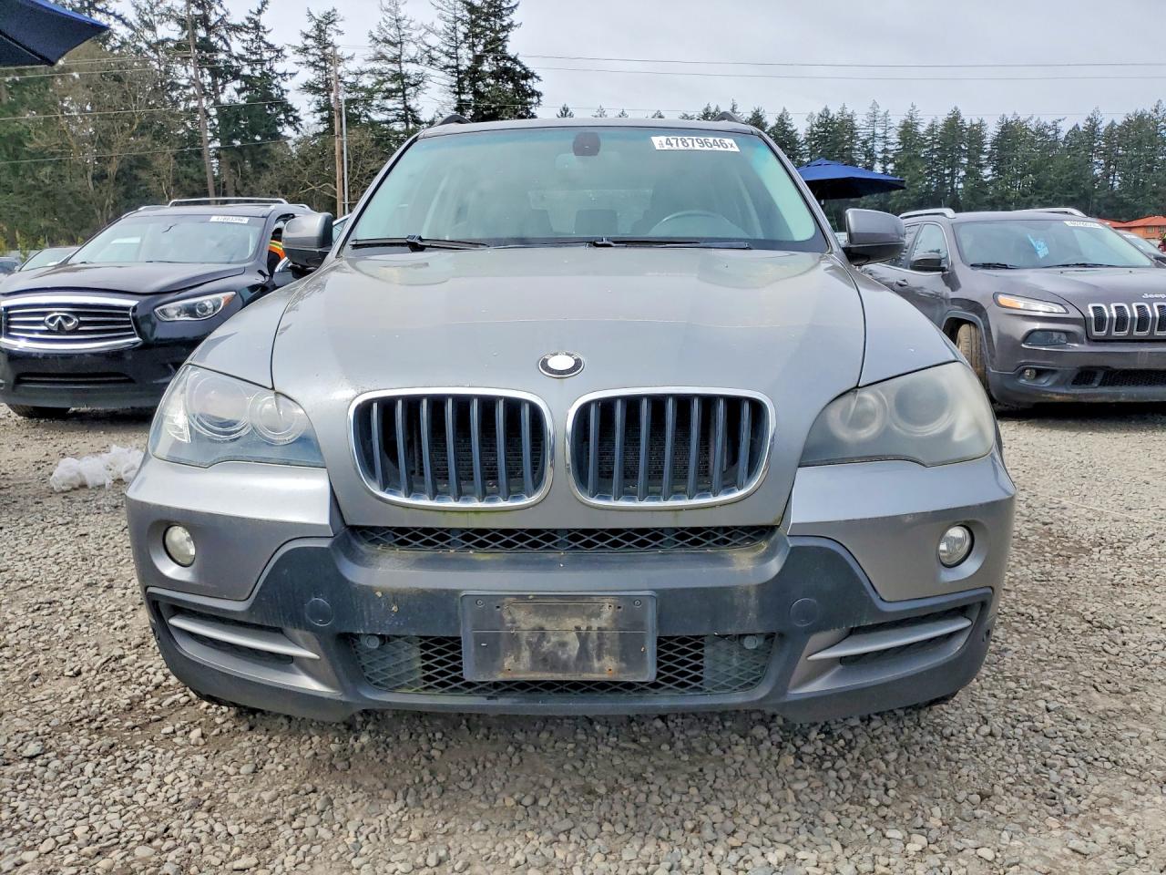 2008 Bmw X5 3.0i Gray vin: 5UXFE43568L020403