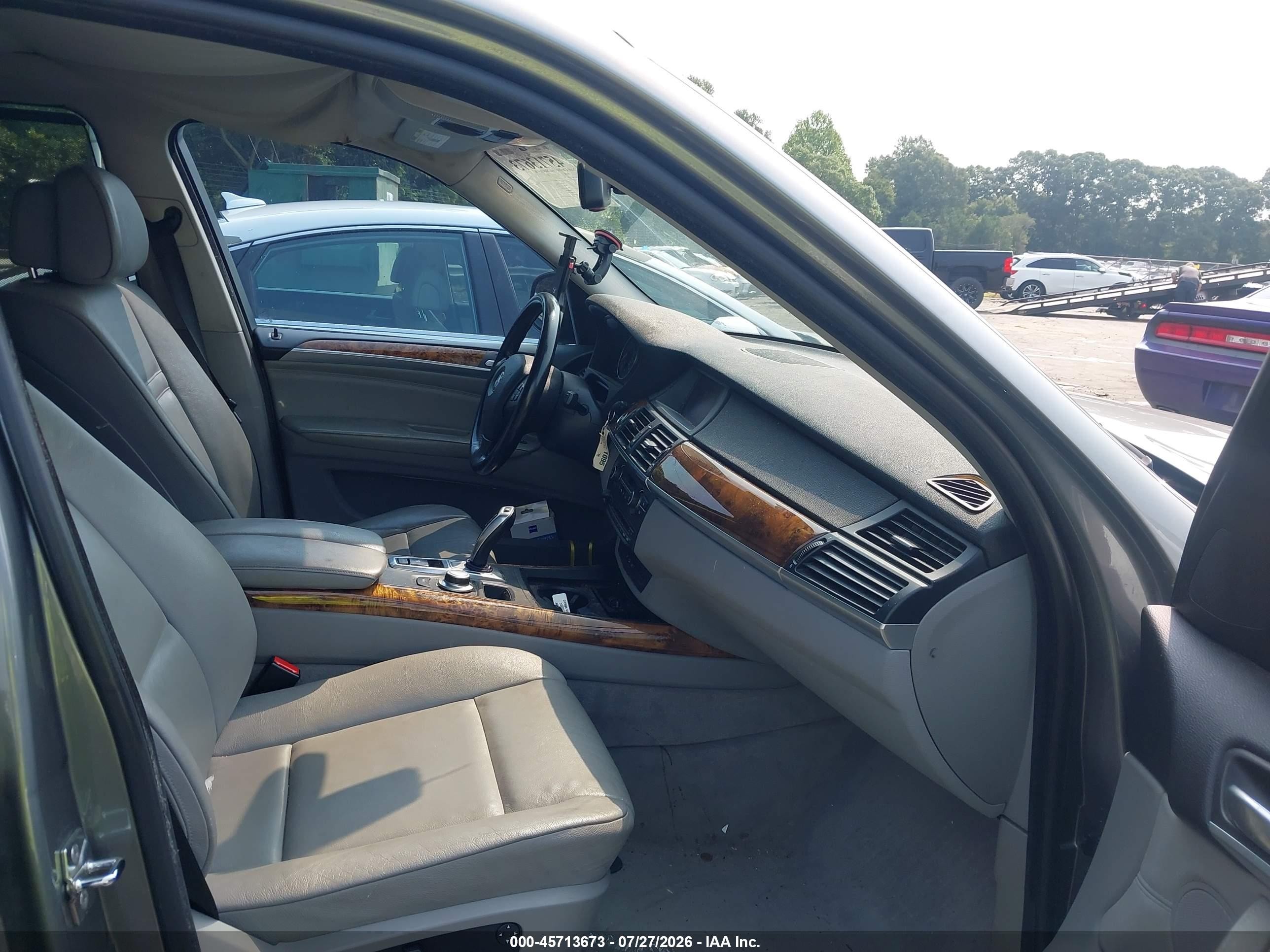 2008 Bmw X5 3.0si Gray vin: 5UXFE43568L025715