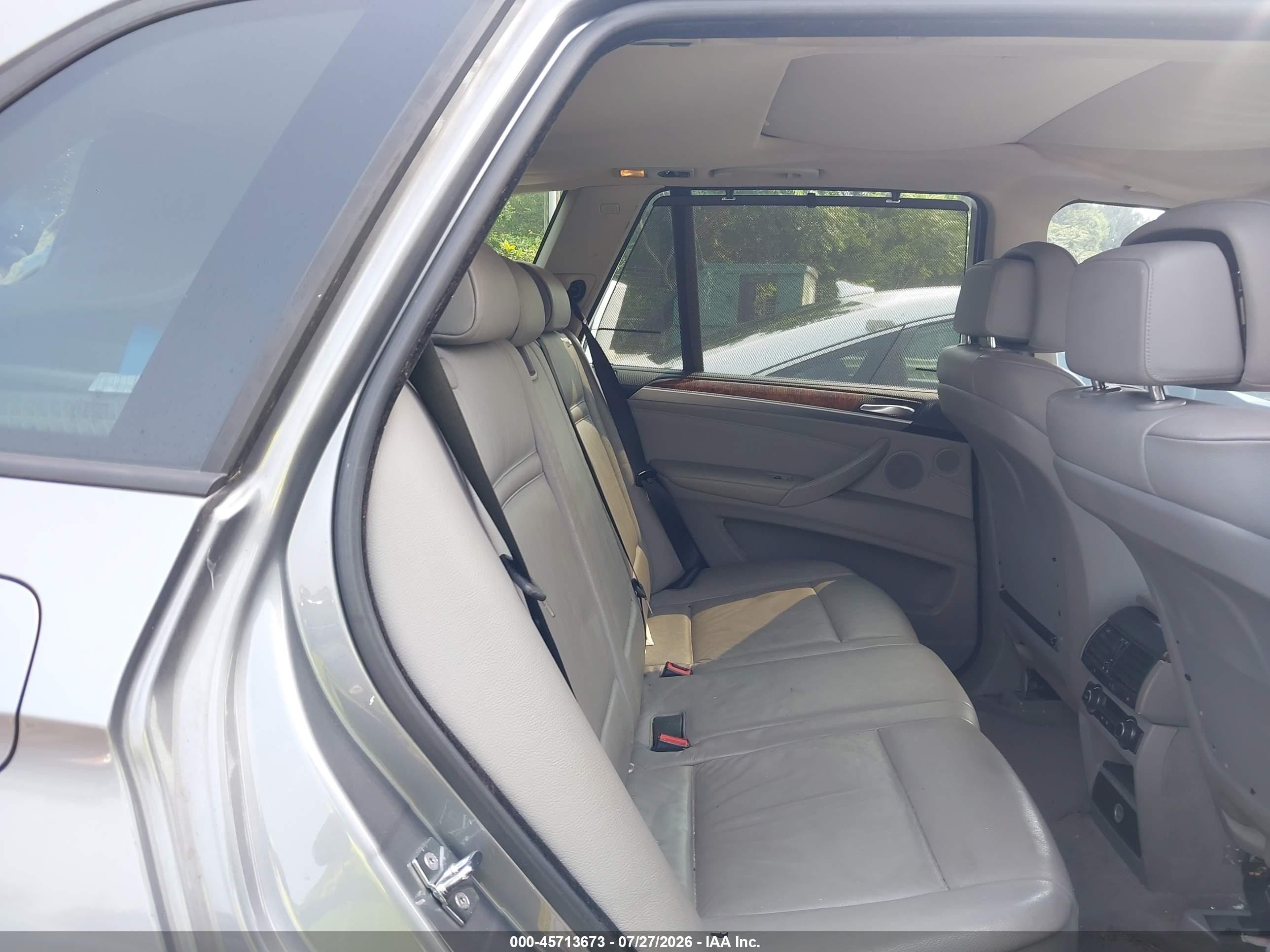 2008 Bmw X5 3.0si Gray vin: 5UXFE43568L025715
