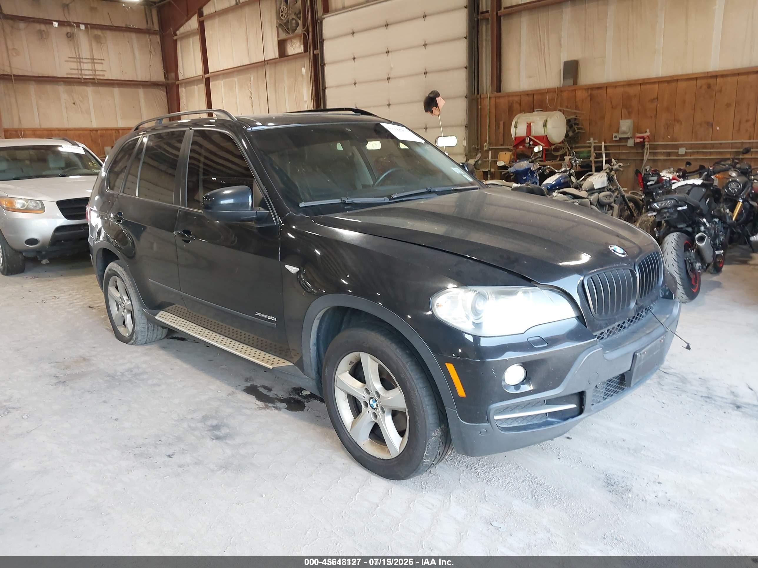 2009 Bmw X5 Xdrive30i Black vin: 5UXFE43569L260519