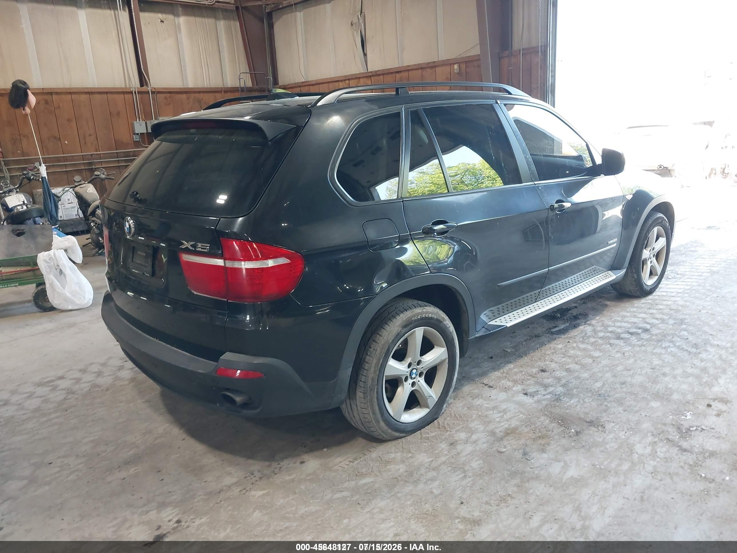 2009 Bmw X5 Xdrive30i Black vin: 5UXFE43569L260519