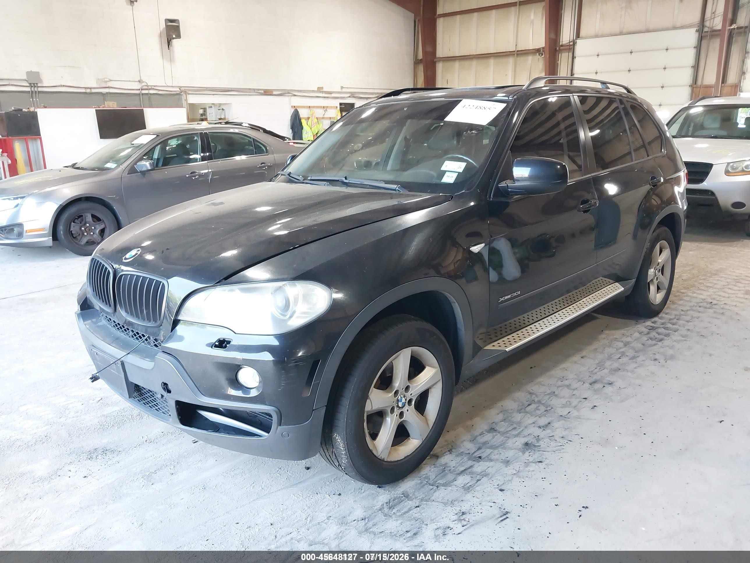 2009 Bmw X5 Xdrive30i Black vin: 5UXFE43569L260519