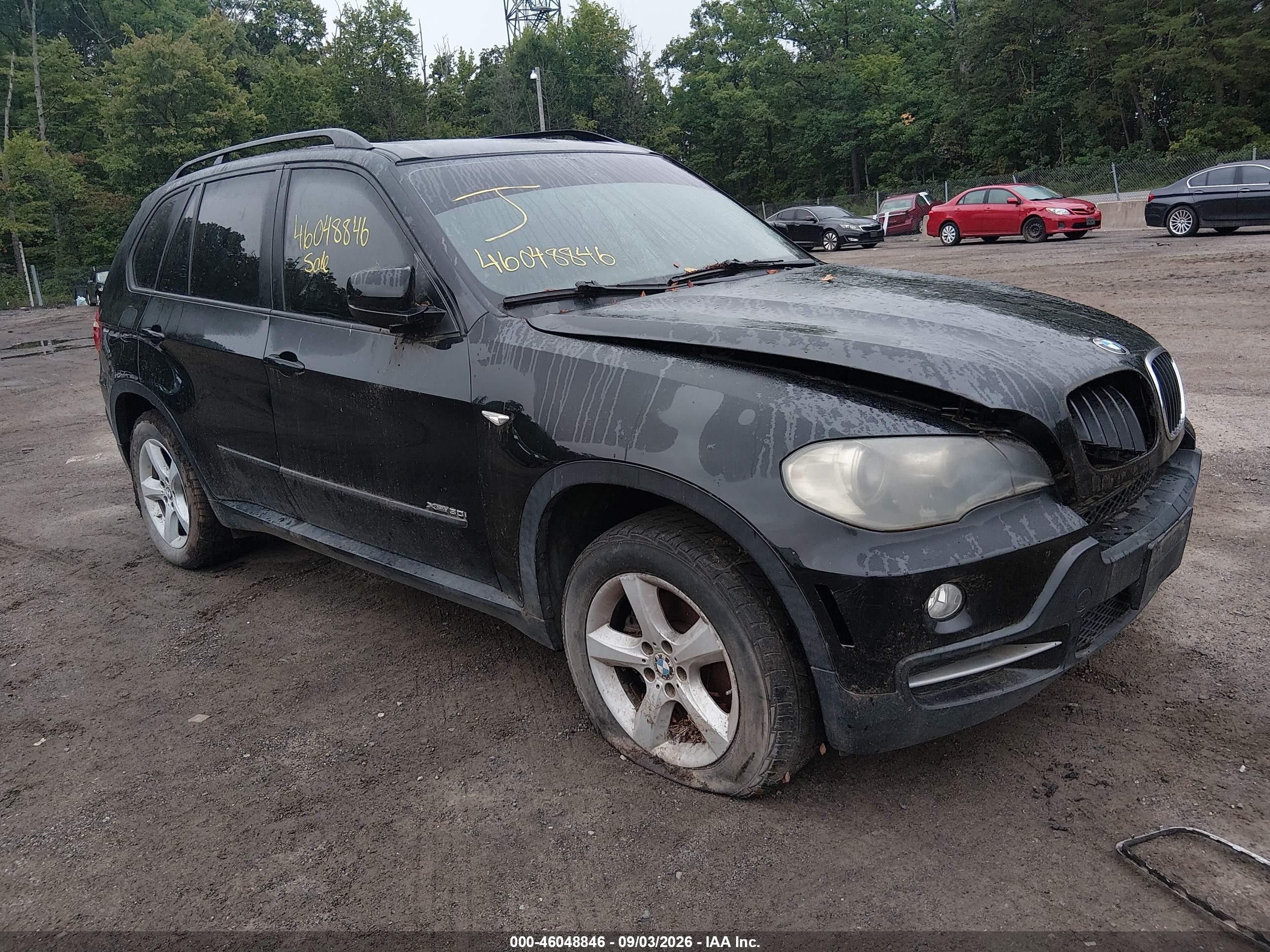 2009 Bmw X5 Xdrive30i Black vin: 5UXFE43569L263825