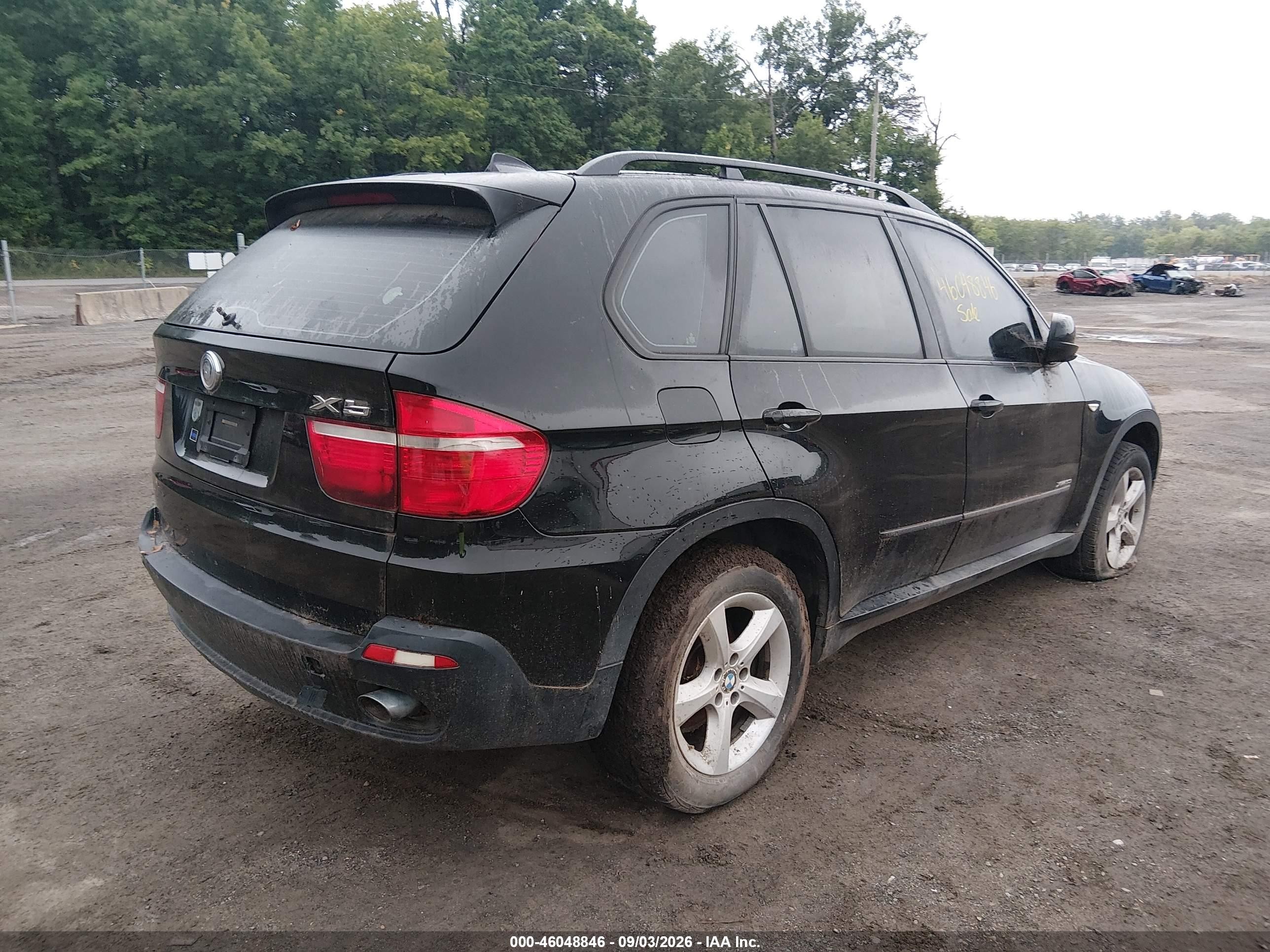 2009 Bmw X5 Xdrive30i Black vin: 5UXFE43569L263825