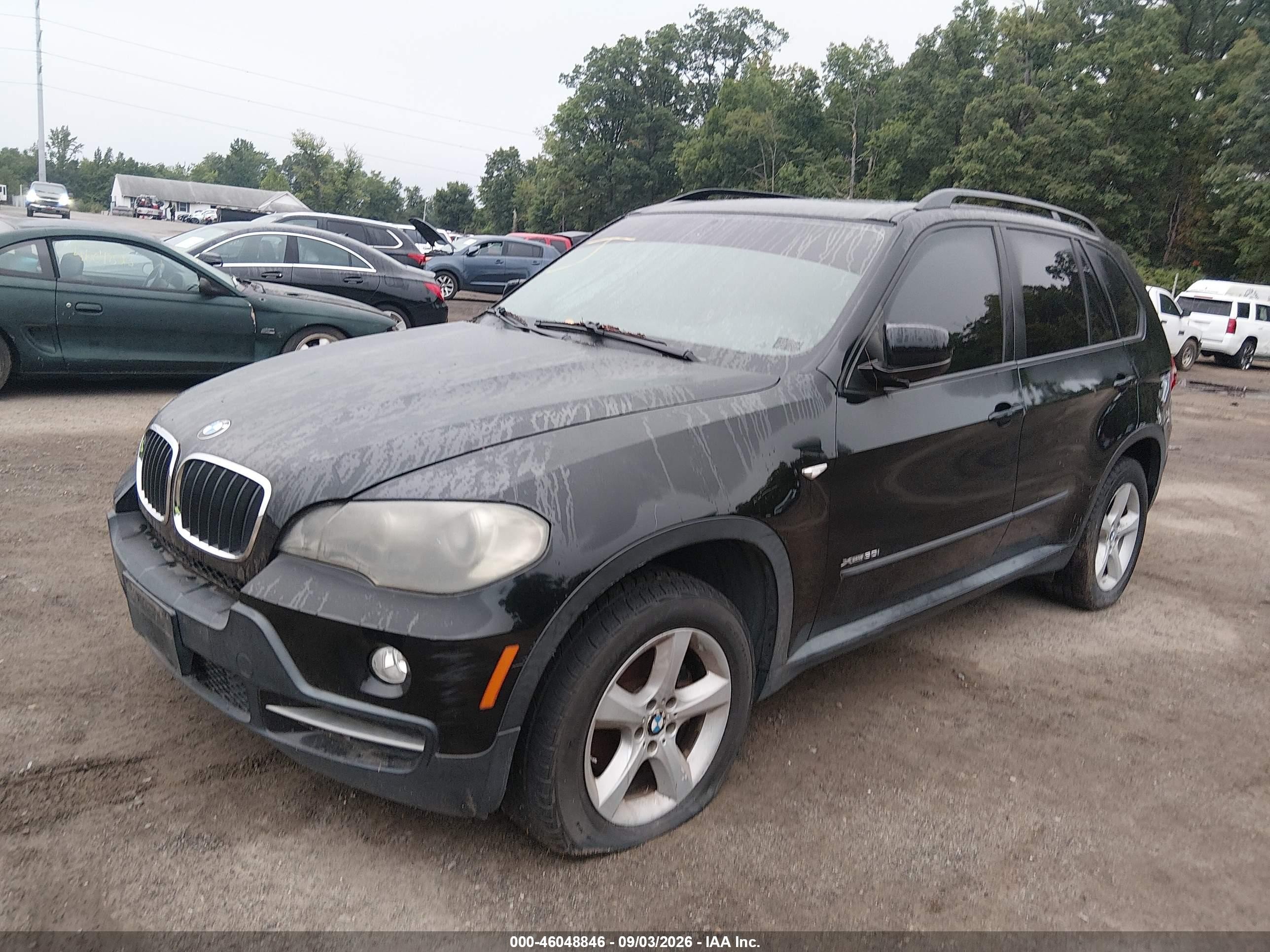 2009 Bmw X5 Xdrive30i Black vin: 5UXFE43569L263825
