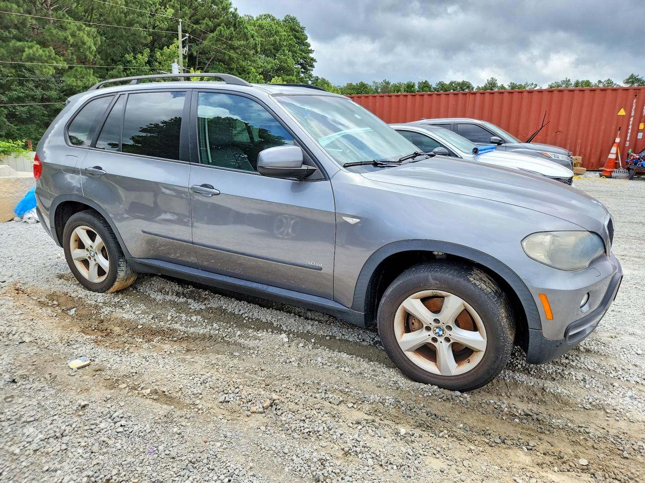 2008 Bmw X5 3.0i Gray vin: 5UXFE43578L033550