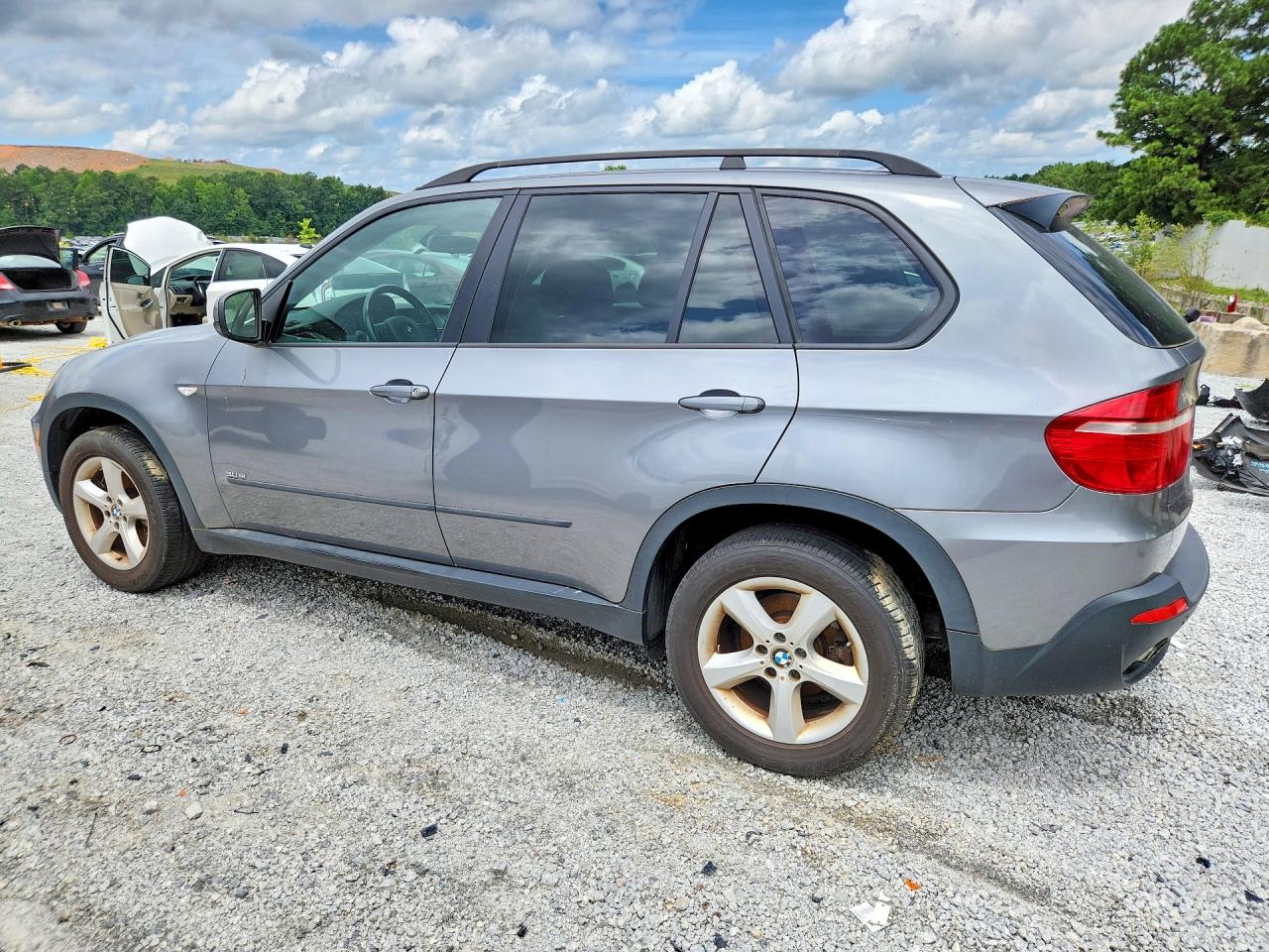 2008 Bmw X5 3.0i Gray vin: 5UXFE43578L033550