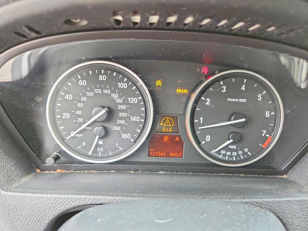 2008 Bmw X5 3.0i Gray vin: 5UXFE43578L033550
