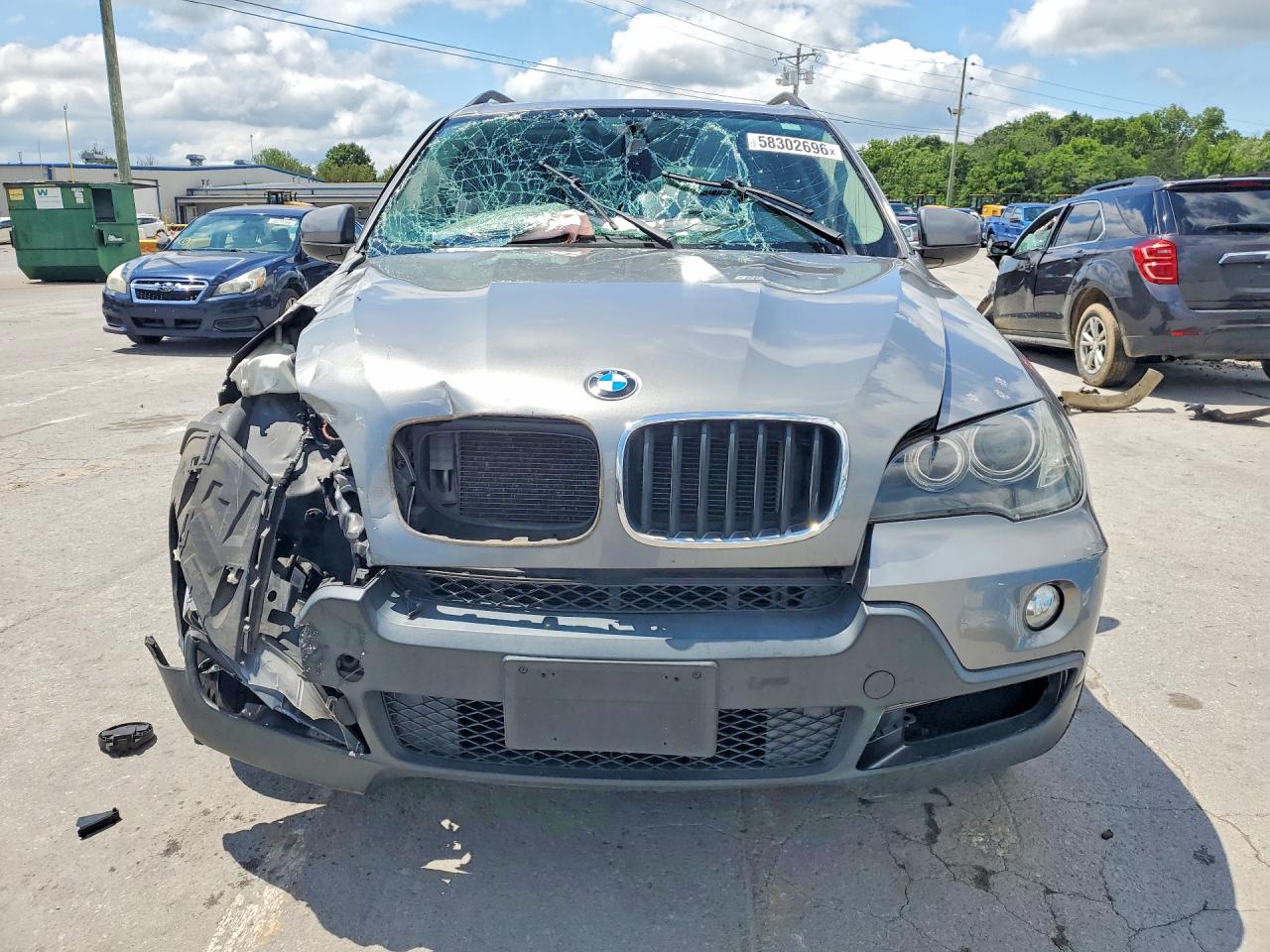 2009 Bmw X5 Xdrive30i Серебряный vin: 5UXFE43579L265261