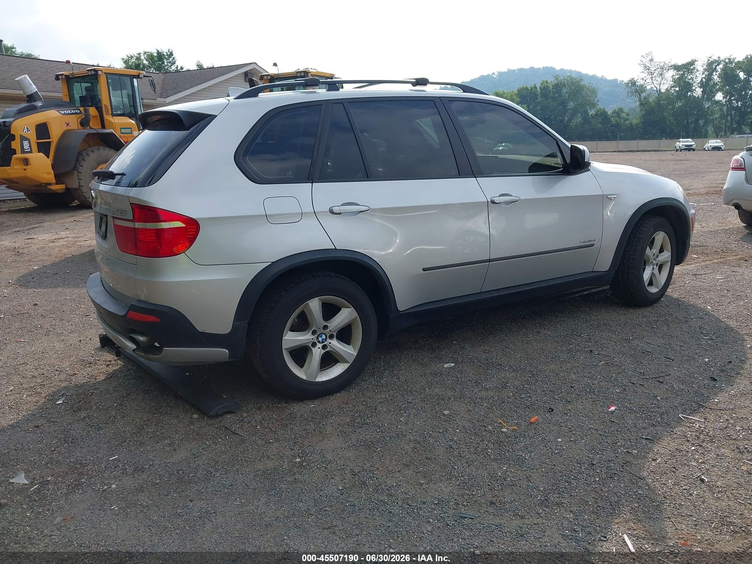 2009 Bmw X5 Xdrive30i Silver vin: 5UXFE43579L273456