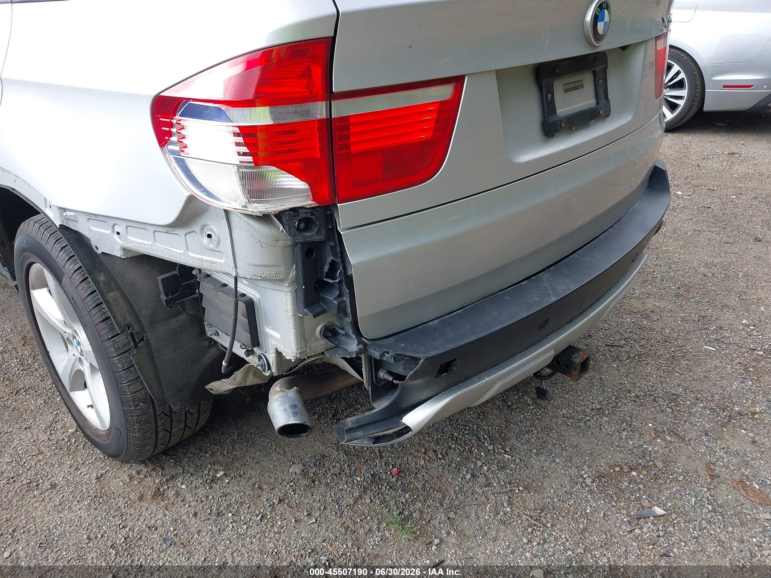 2009 Bmw X5 Xdrive30i Silver vin: 5UXFE43579L273456