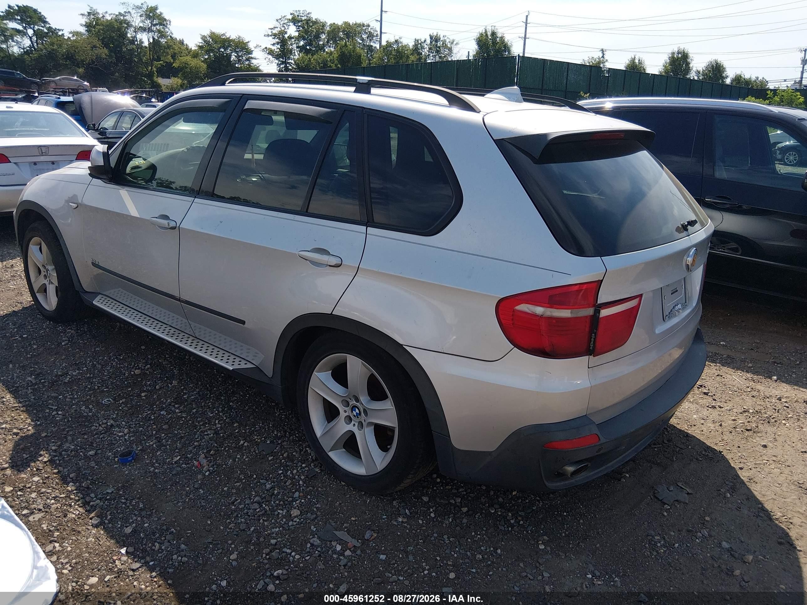 2008 Bmw X5 3.0si Серый vin: 5UXFE43588L003845