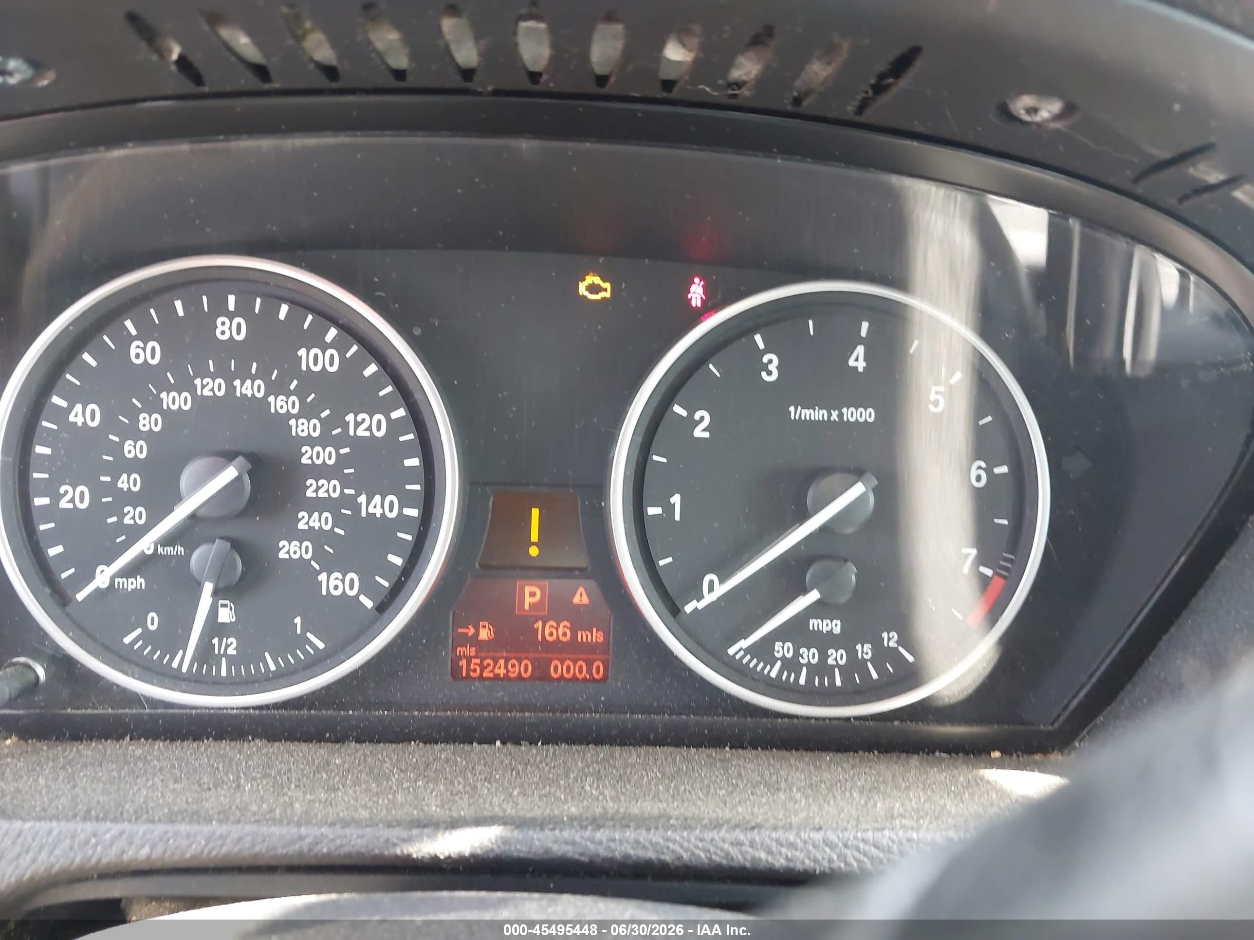 2008 Bmw X5 3.0si Gray vin: 5UXFE43588L005255