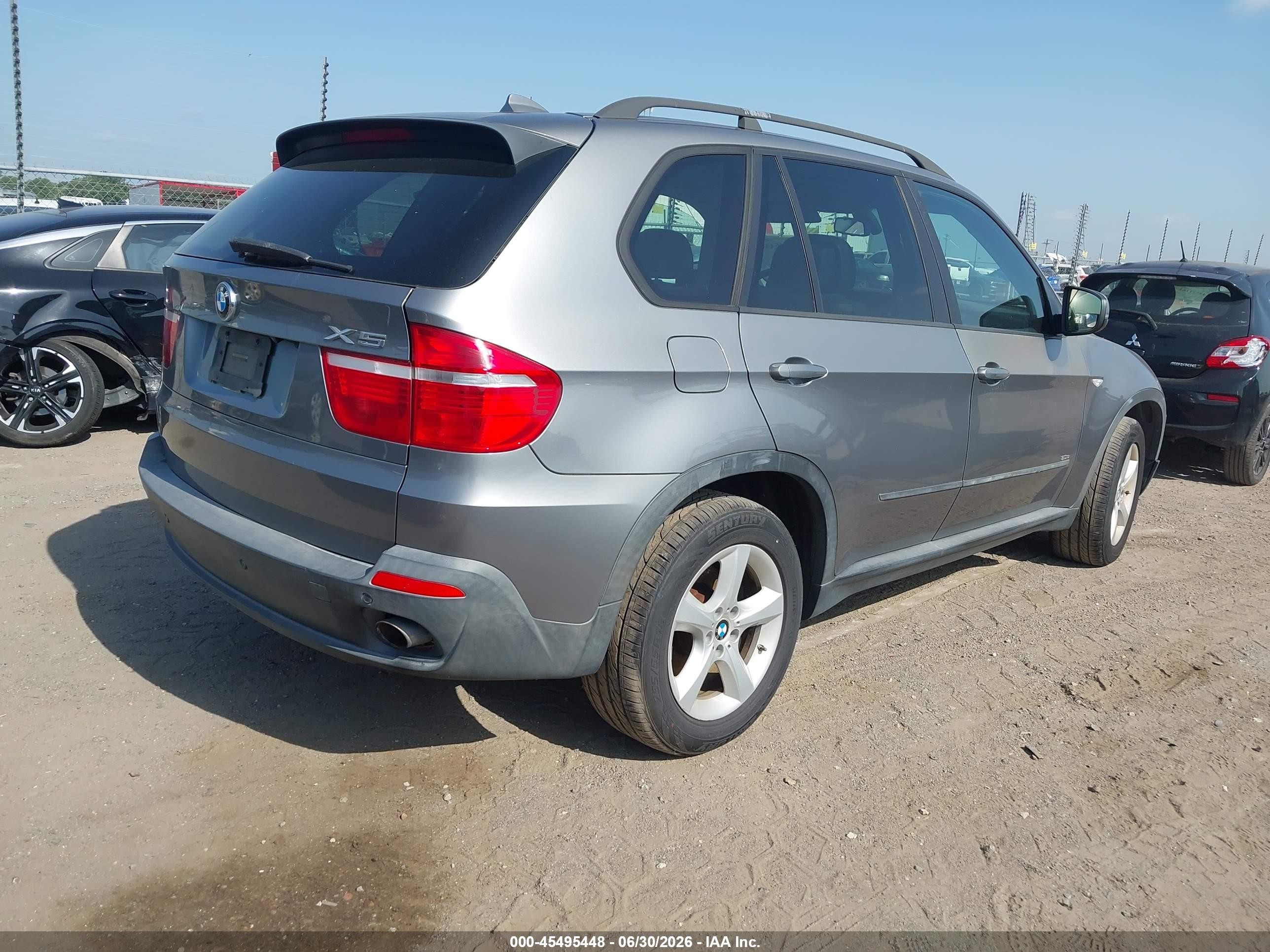 2008 Bmw X5 3.0si Gray vin: 5UXFE43588L005255