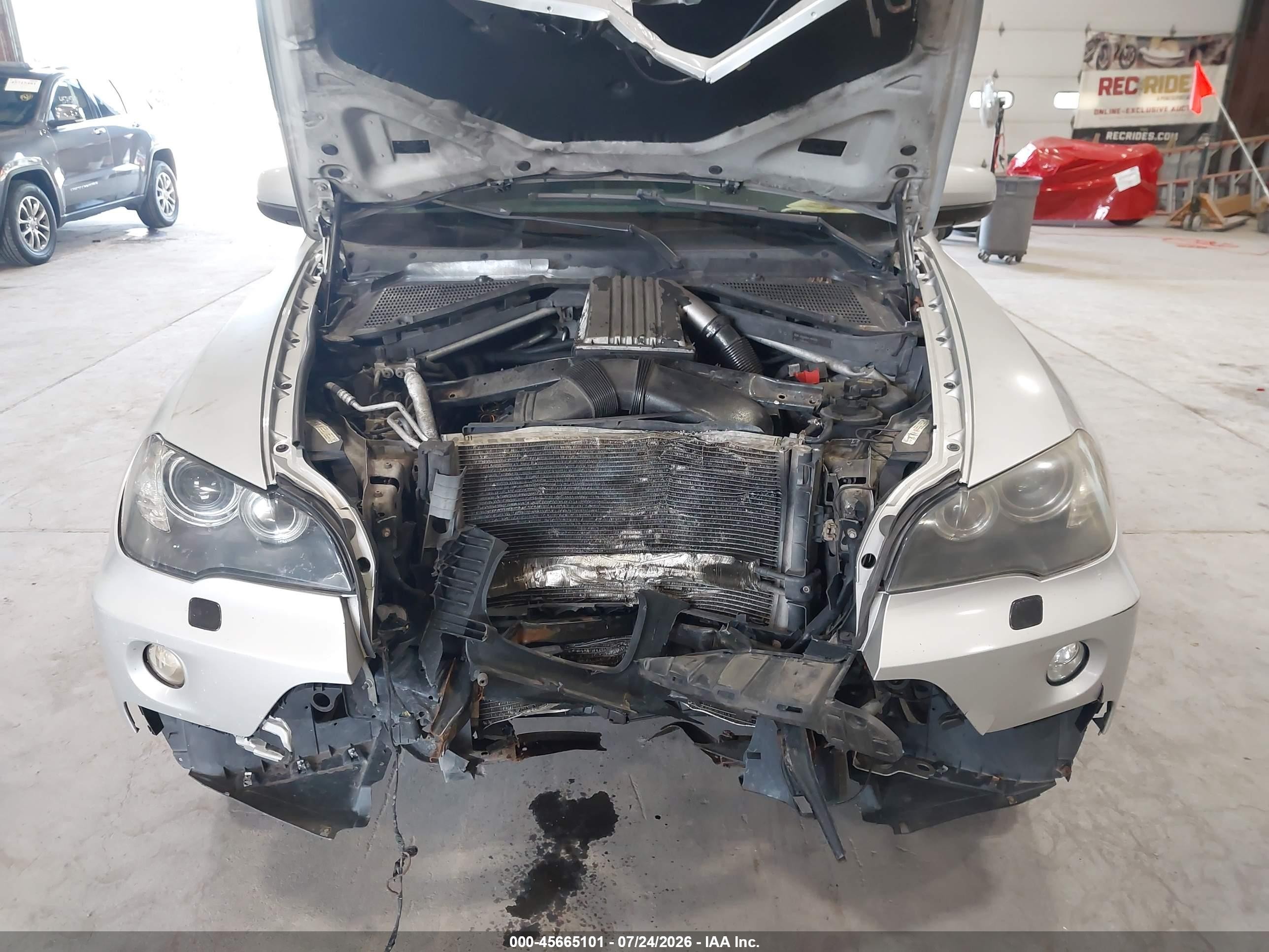 2008 Bmw X5 3.0si Silver vin: 5UXFE43588L028955