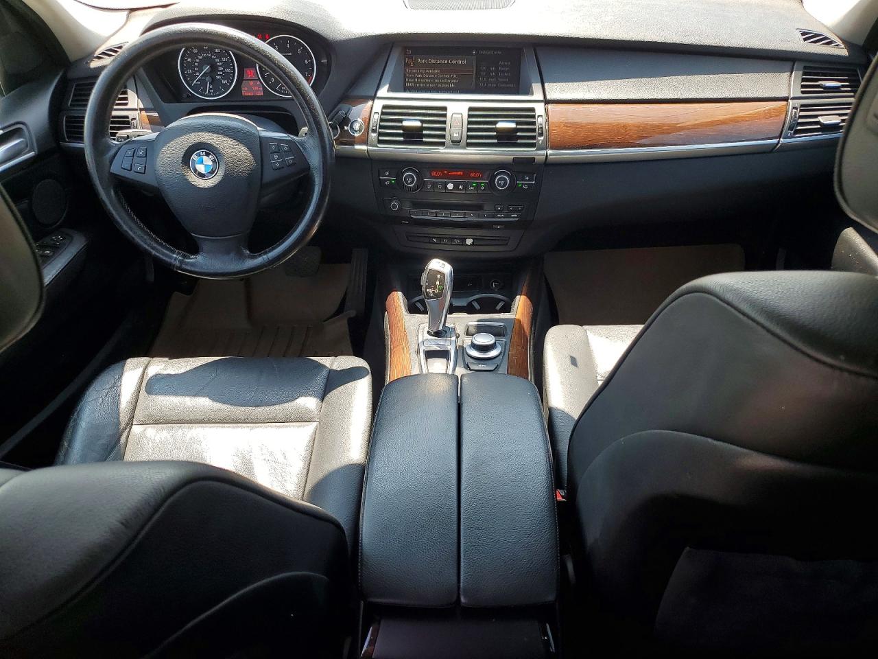 2009 Bmw X5 Xdrive30i White vin: 5UXFE43589L261431