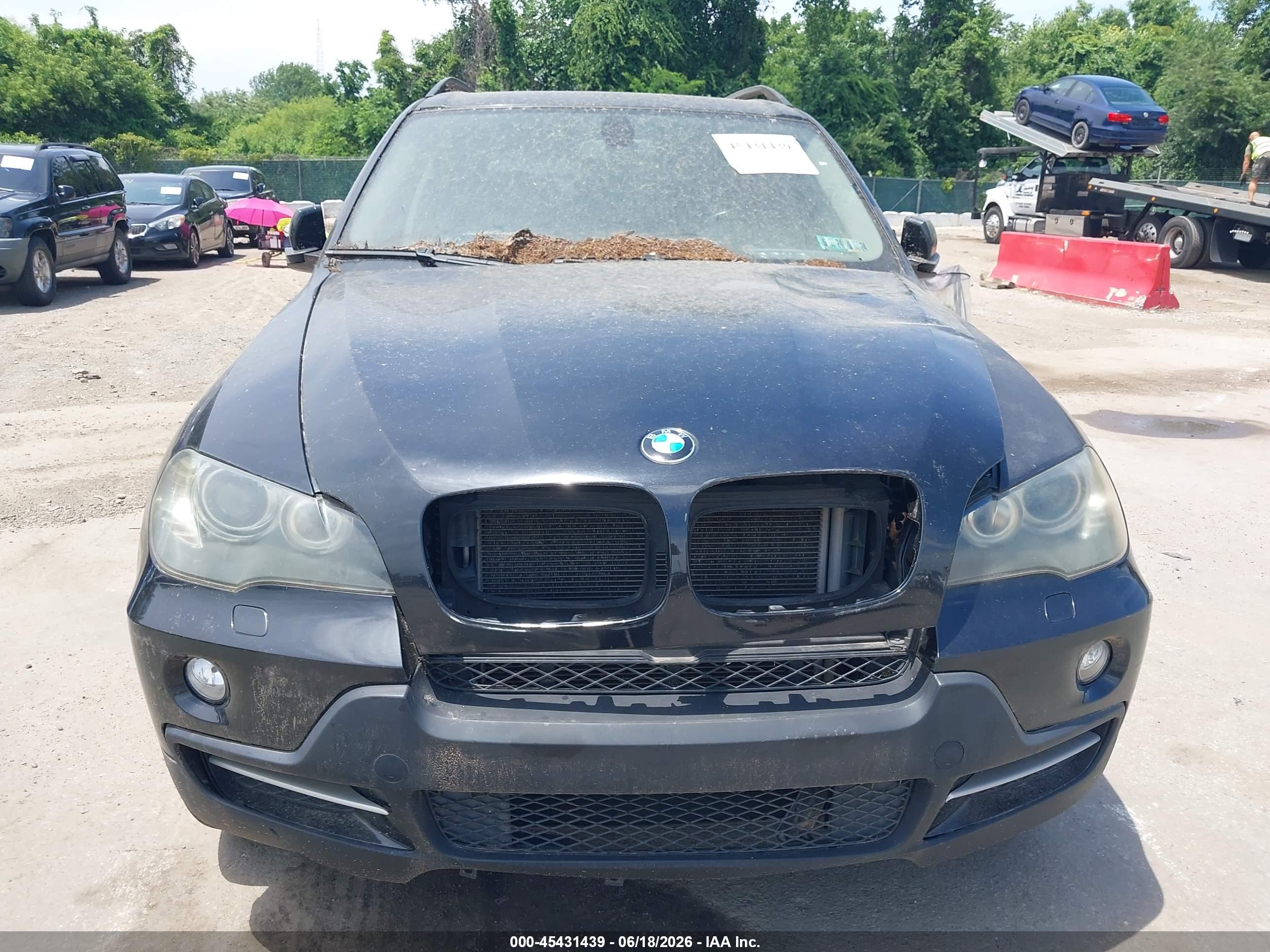 2009 Bmw X5 Xdrive30i Black vin: 5UXFE43589L268136