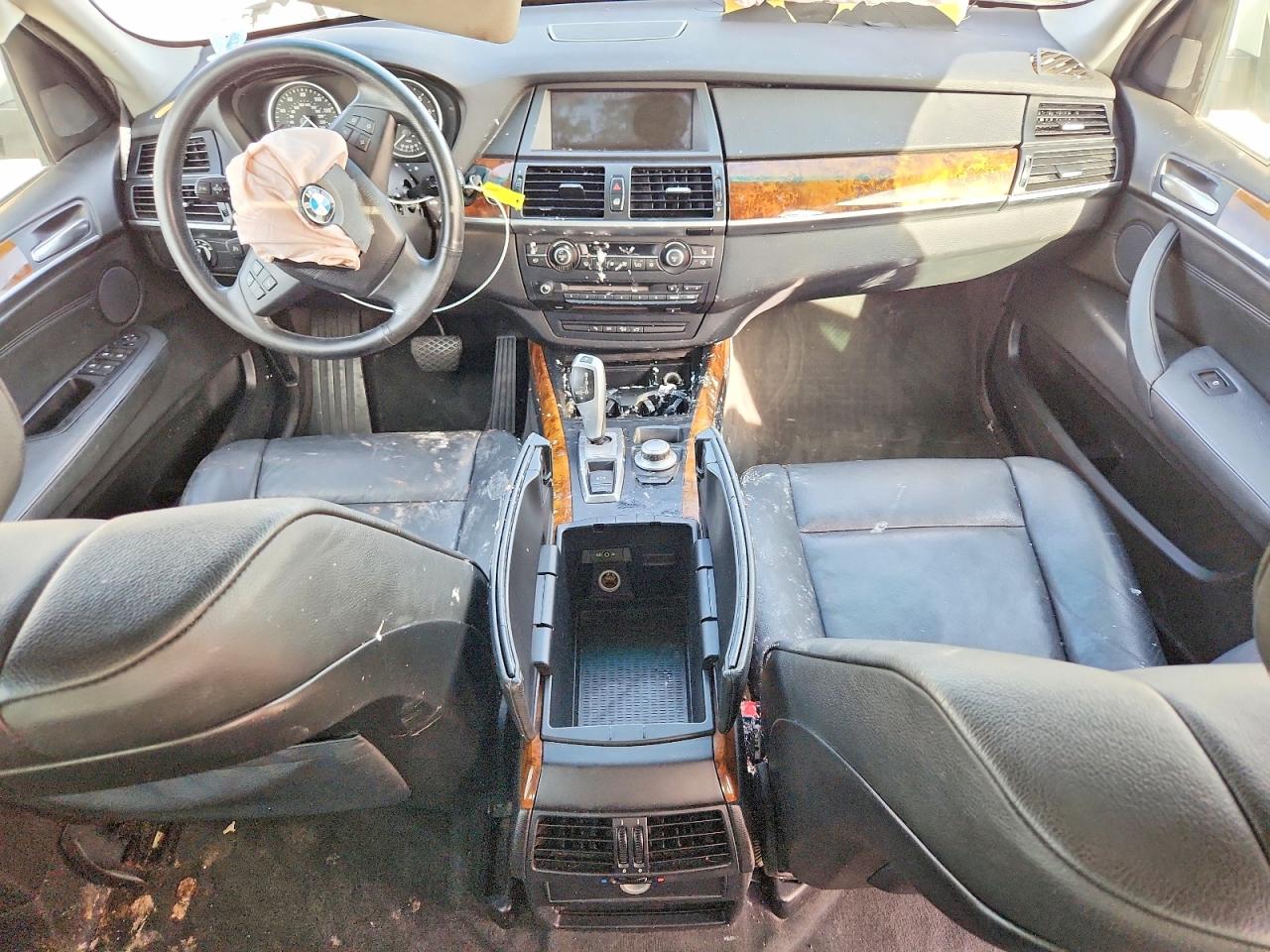 2007 Bmw X5 3.0i White vin: 5UXFE43597L039154