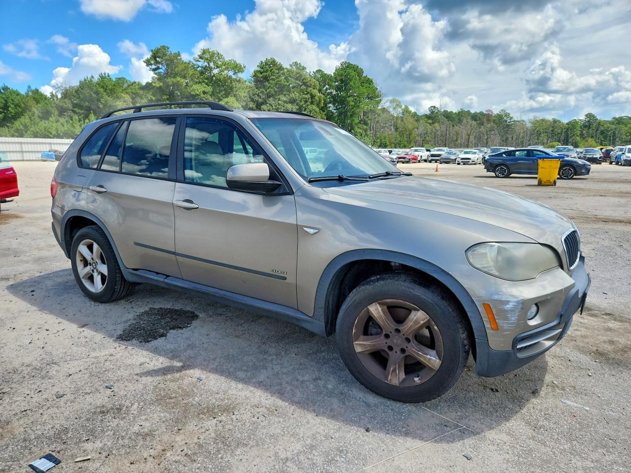 2007 Bmw X5 3.0i Золотой vin: 5UXFE43597LY83646
