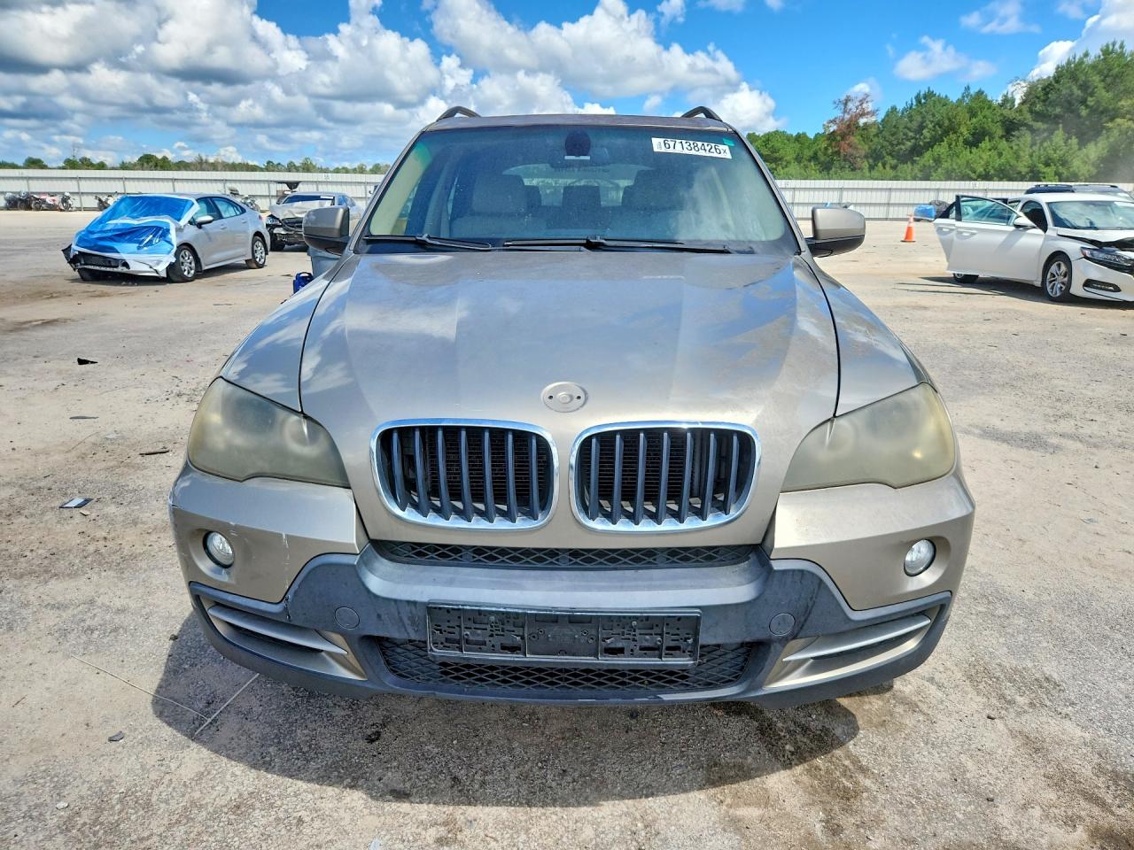 2007 Bmw X5 3.0i Золотой vin: 5UXFE43597LY83646