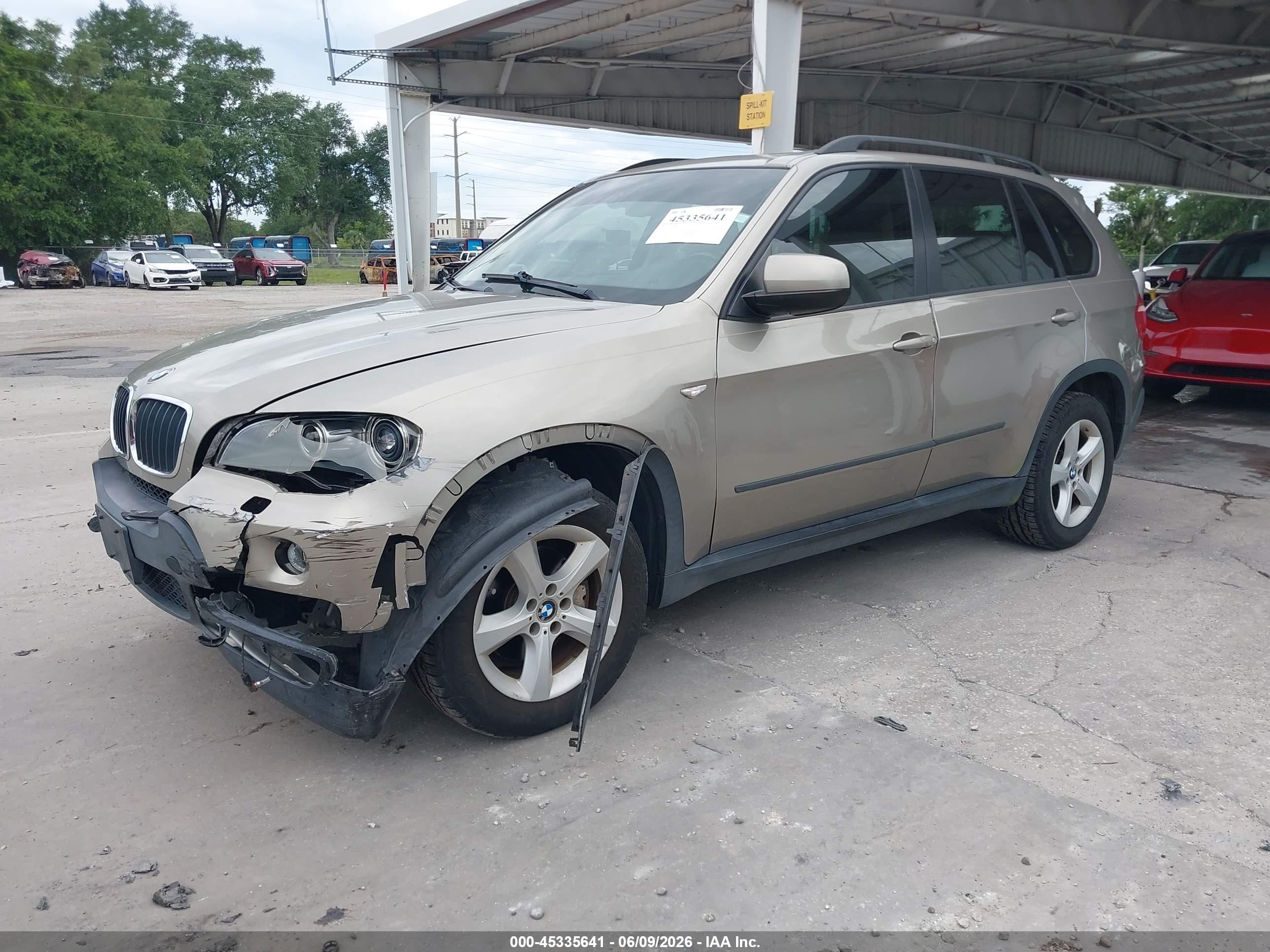 2008 Bmw X5 3.0si Beige vin: 5UXFE43598L029399