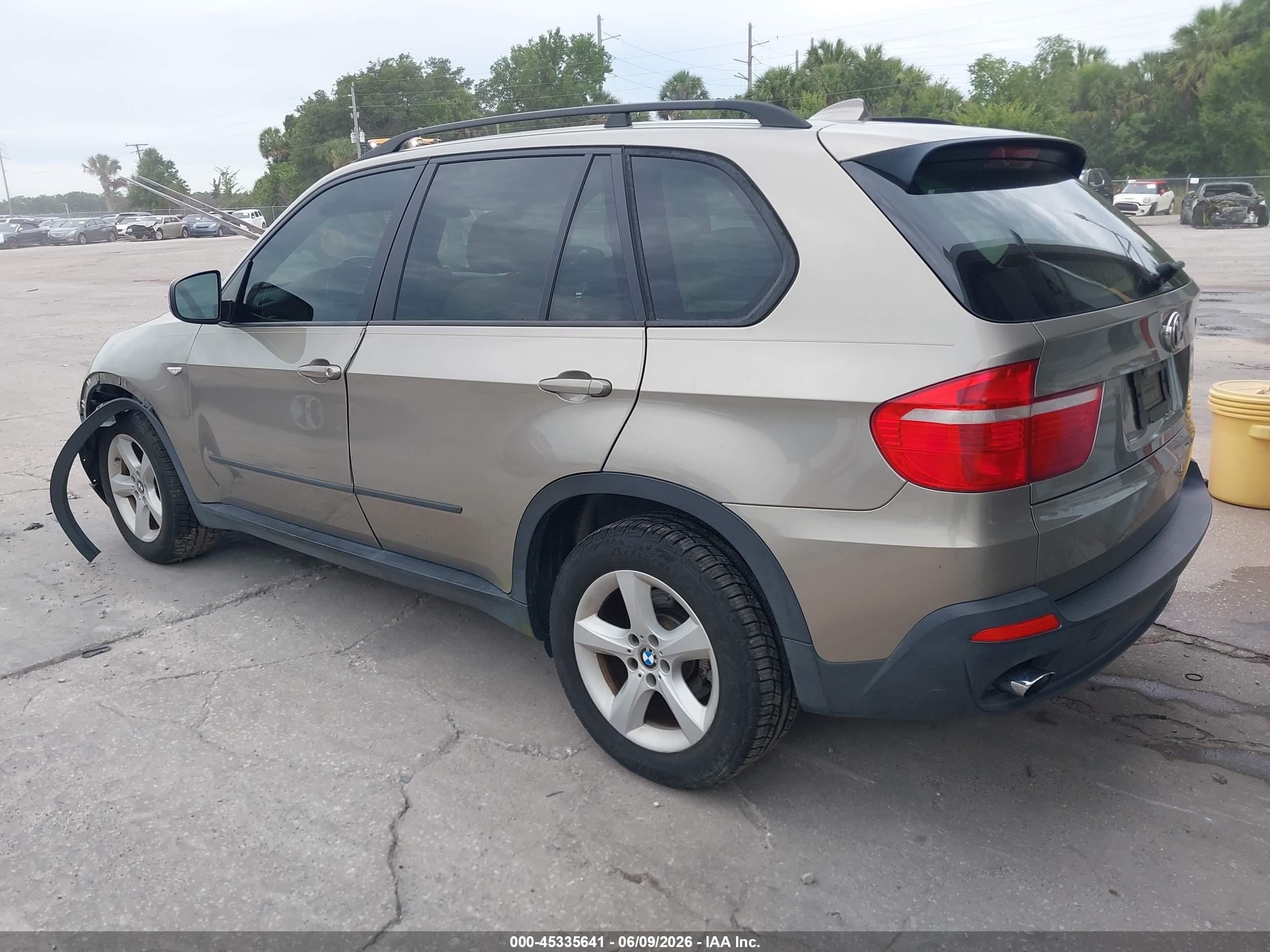 2008 Bmw X5 3.0si Beige vin: 5UXFE43598L029399