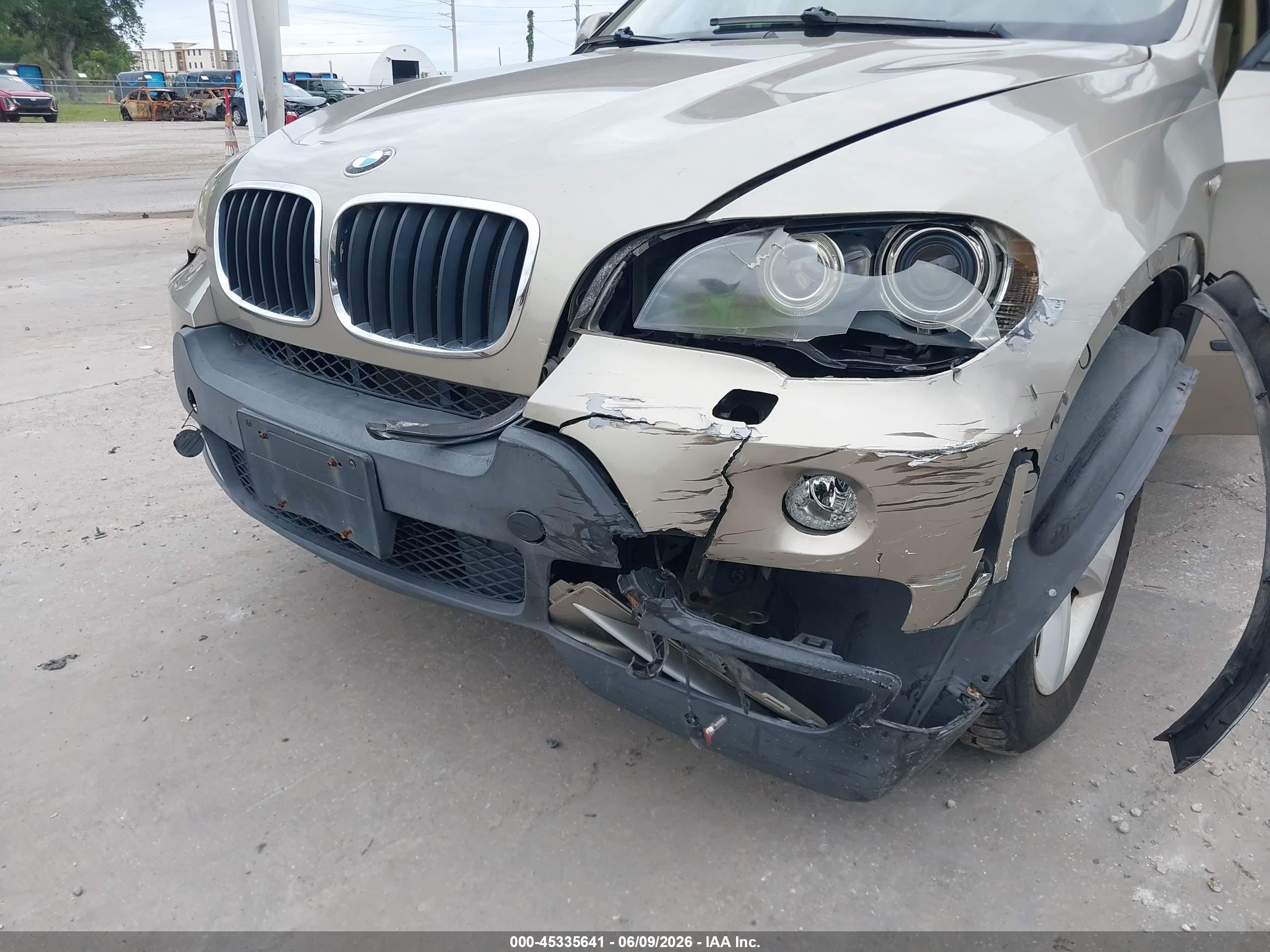 2008 Bmw X5 3.0si Beige vin: 5UXFE43598L029399