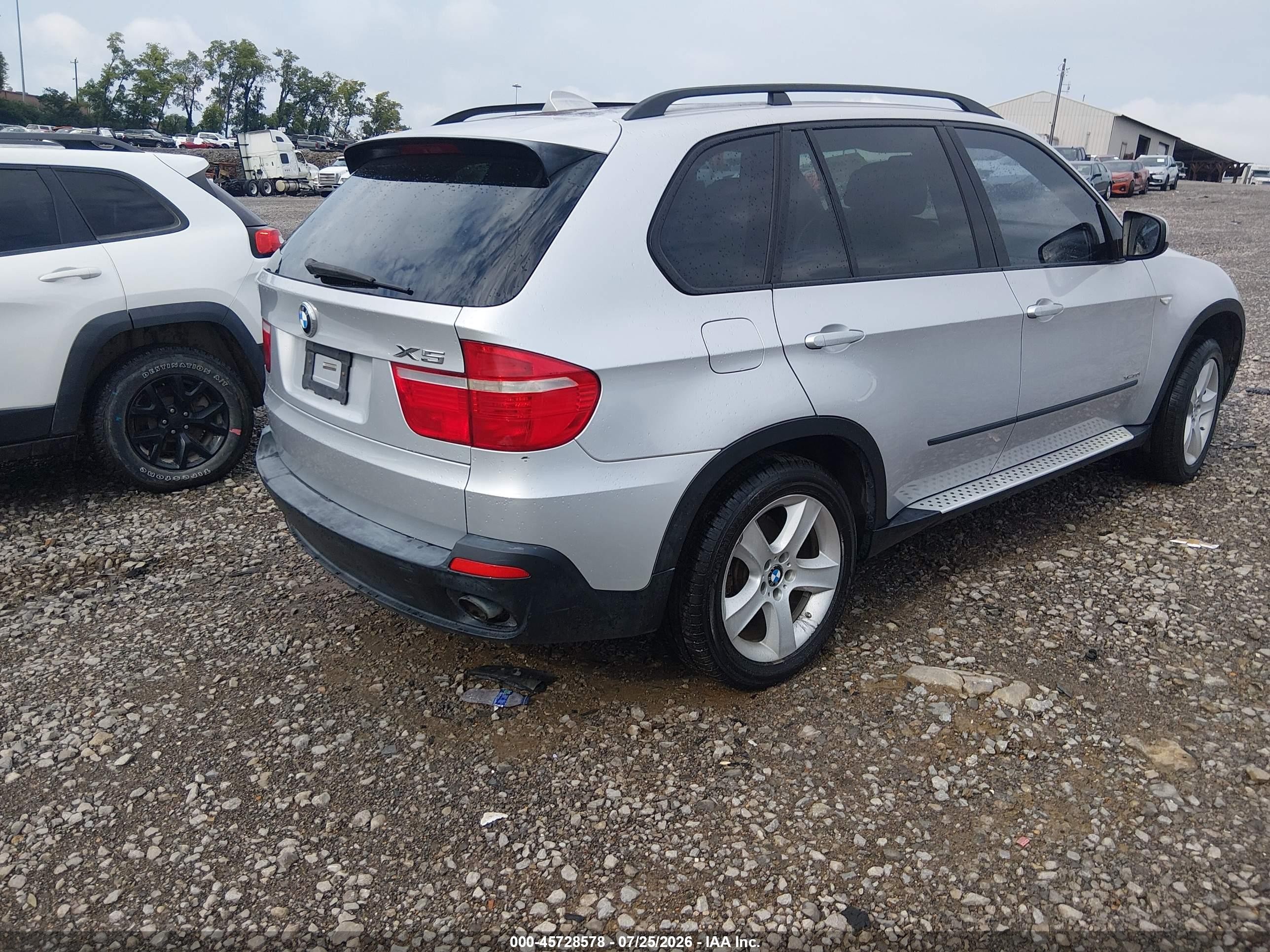 2009 Bmw X5 Xdrive30i Silver vin: 5UXFE43599L260613