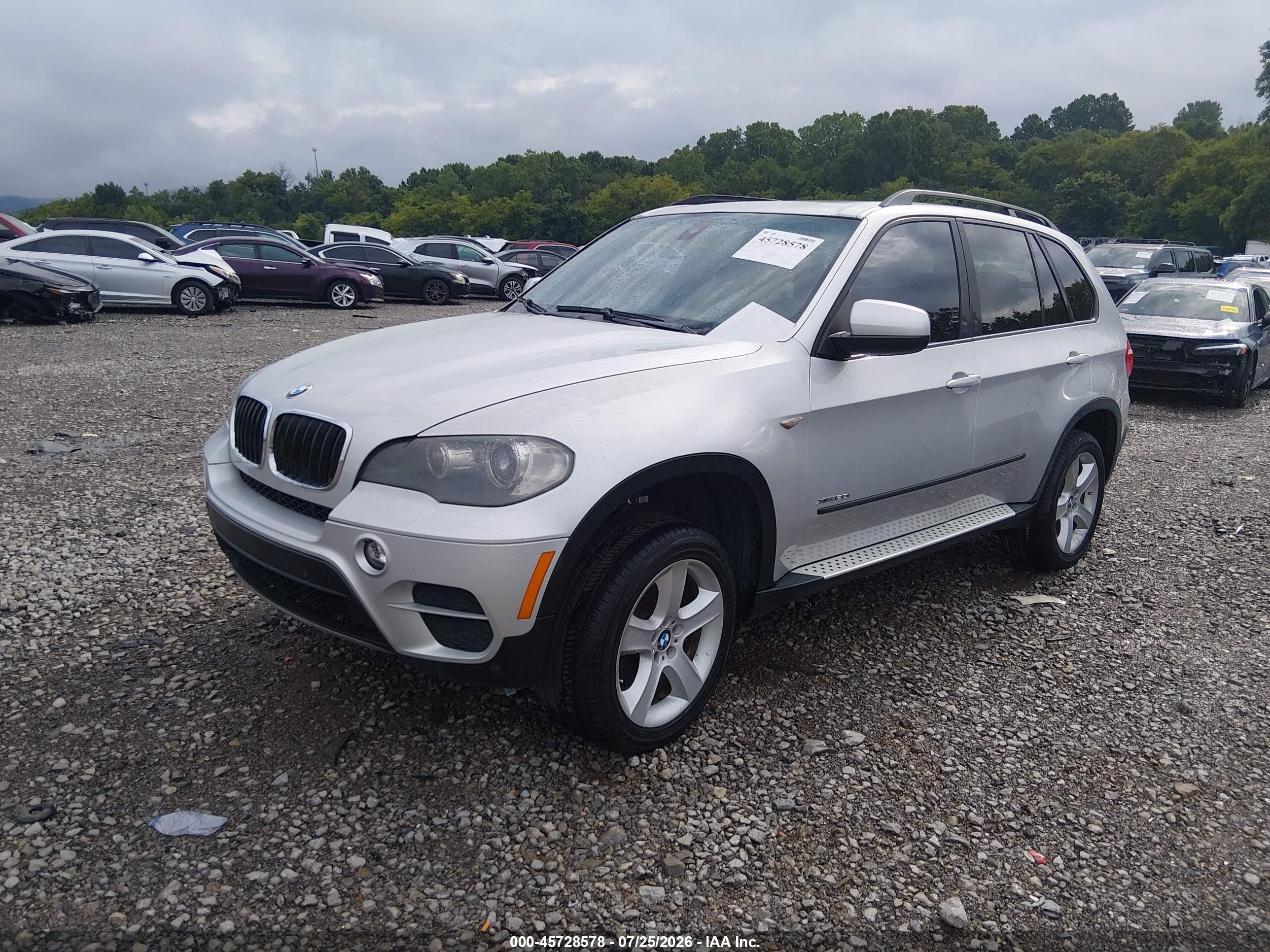 2009 Bmw X5 Xdrive30i Silver vin: 5UXFE43599L260613