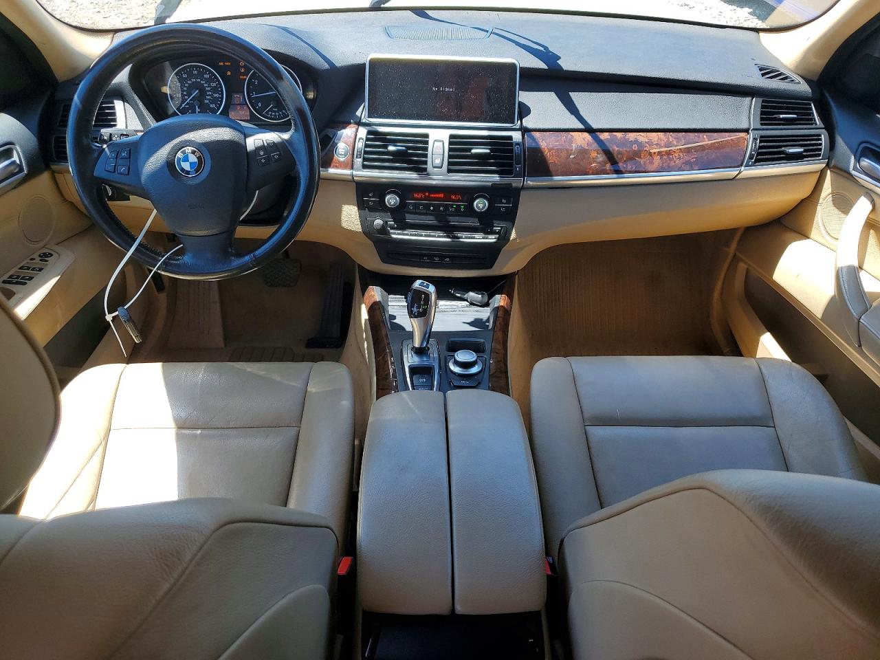 2009 Bmw X5 Xdrive30i White vin: 5UXFE43599L262457