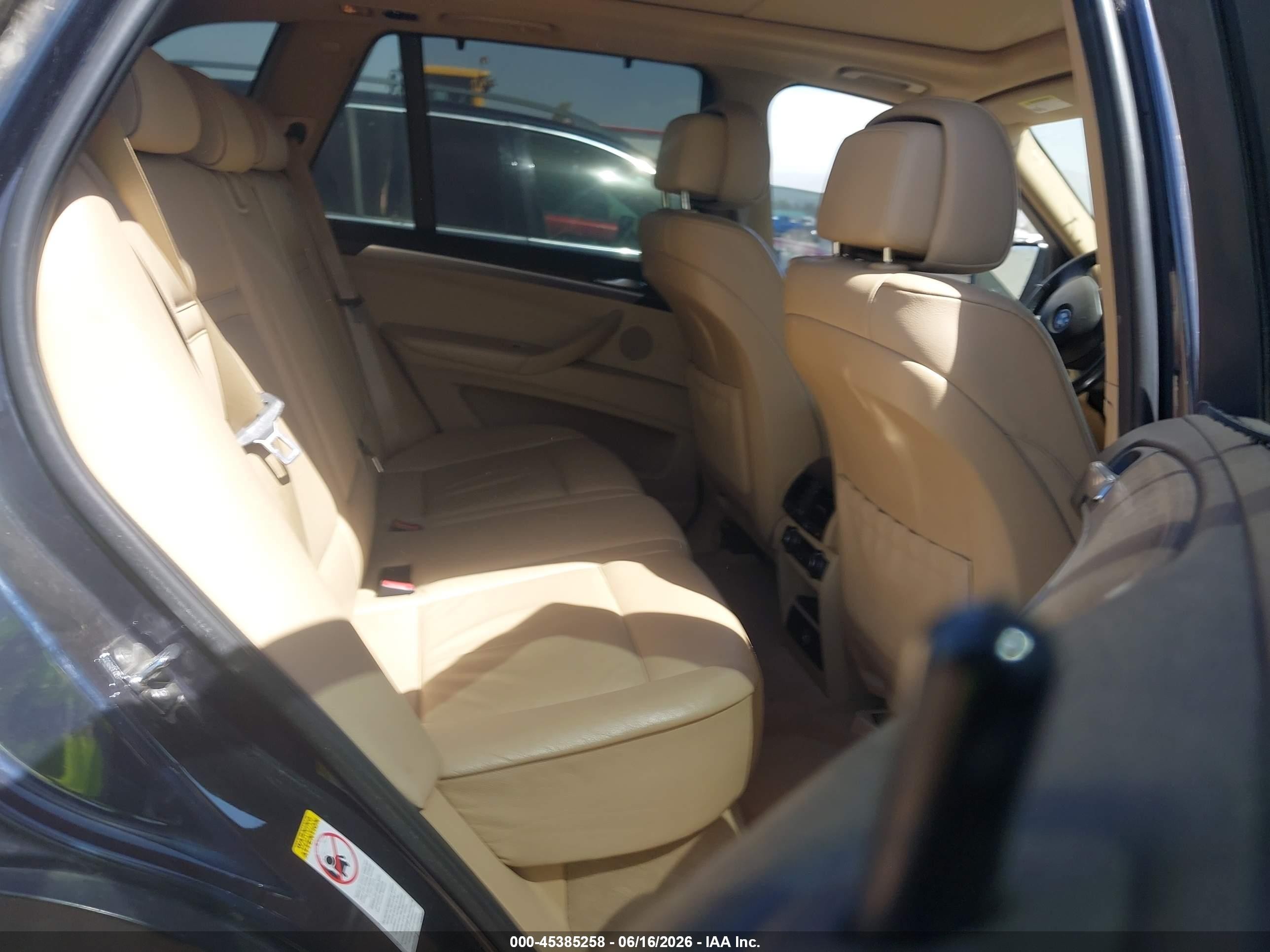2009 Bmw X5 Xdrive30i Blue vin: 5UXFE43599L263530