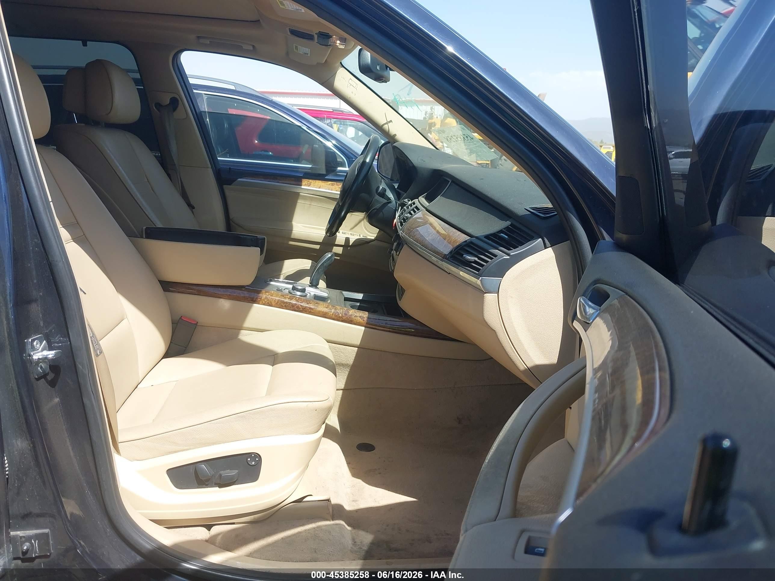 2009 Bmw X5 Xdrive30i Blue vin: 5UXFE43599L263530