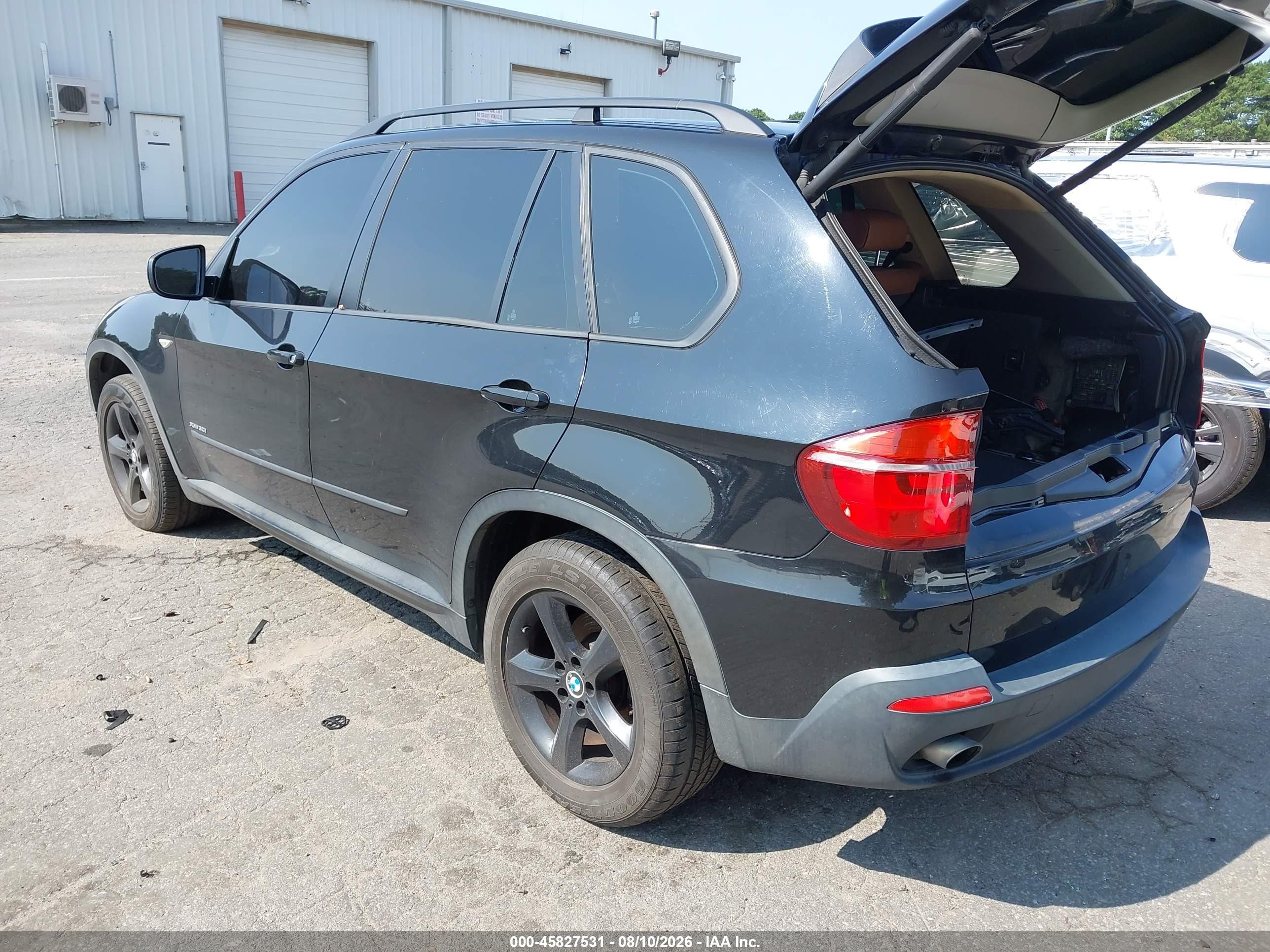 2009 Bmw X5 Xdrive30i Black vin: 5UXFE43599L265813