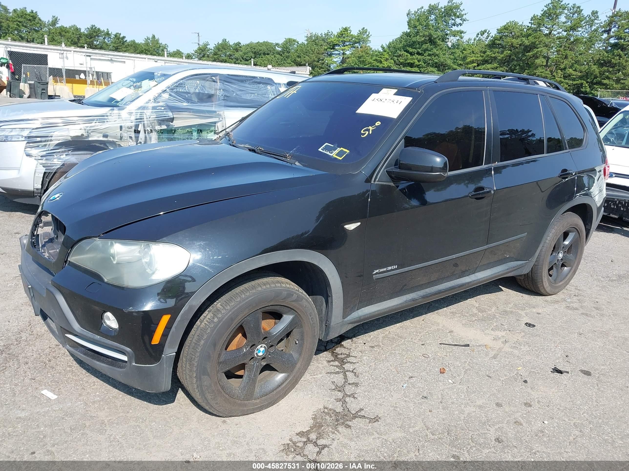 2009 Bmw X5 Xdrive30i Black vin: 5UXFE43599L265813