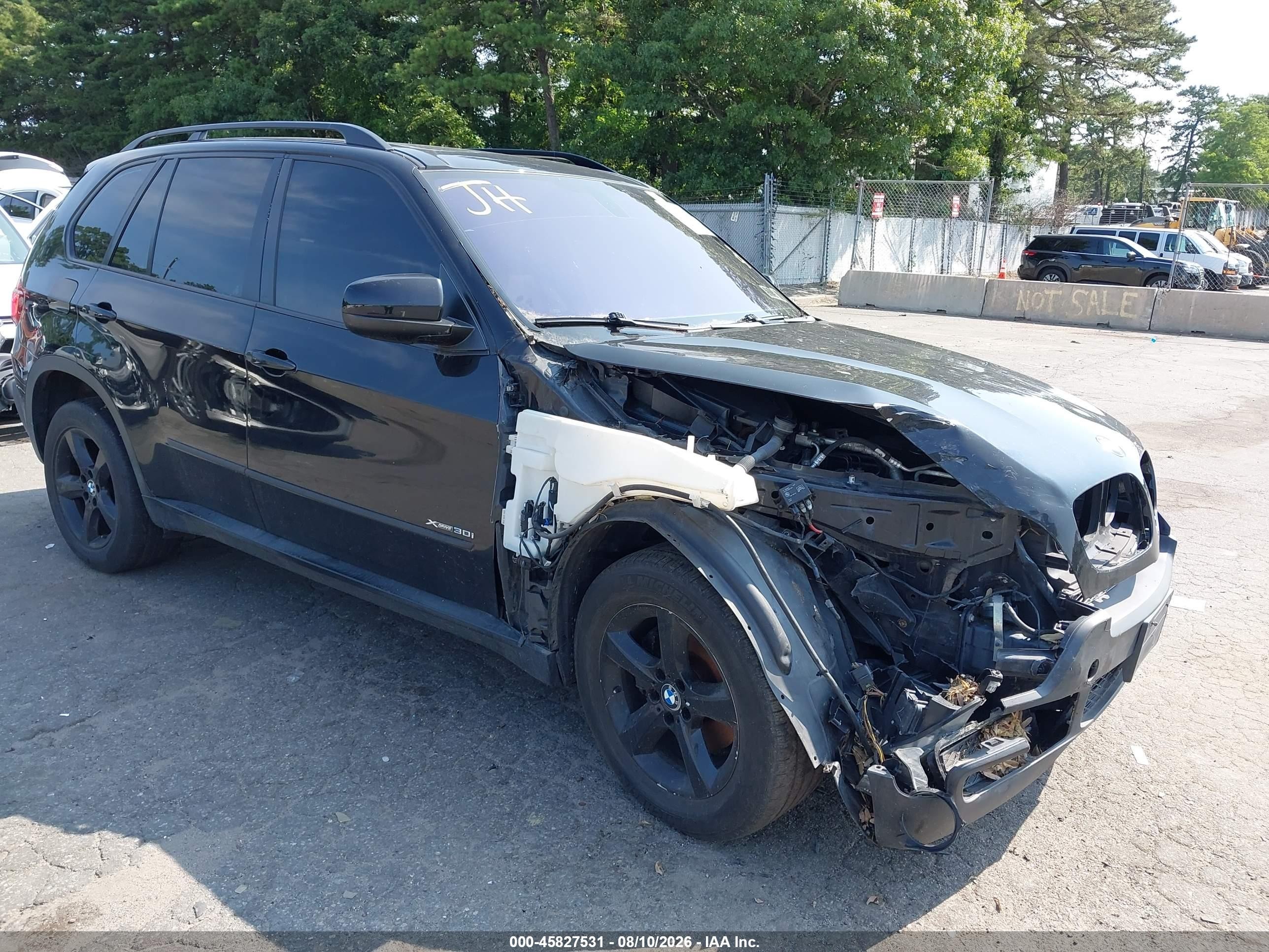 2009 Bmw X5 Xdrive30i Black vin: 5UXFE43599L265813