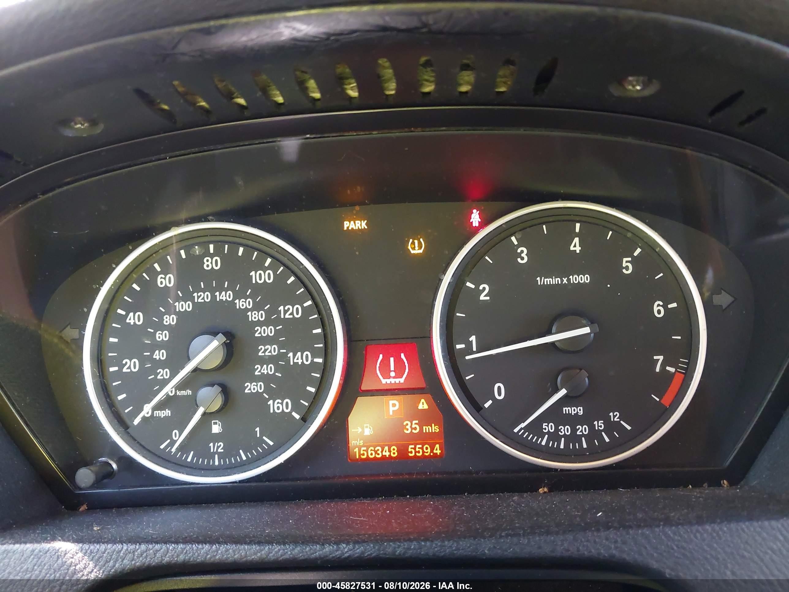 2009 Bmw X5 Xdrive30i Black vin: 5UXFE43599L265813
