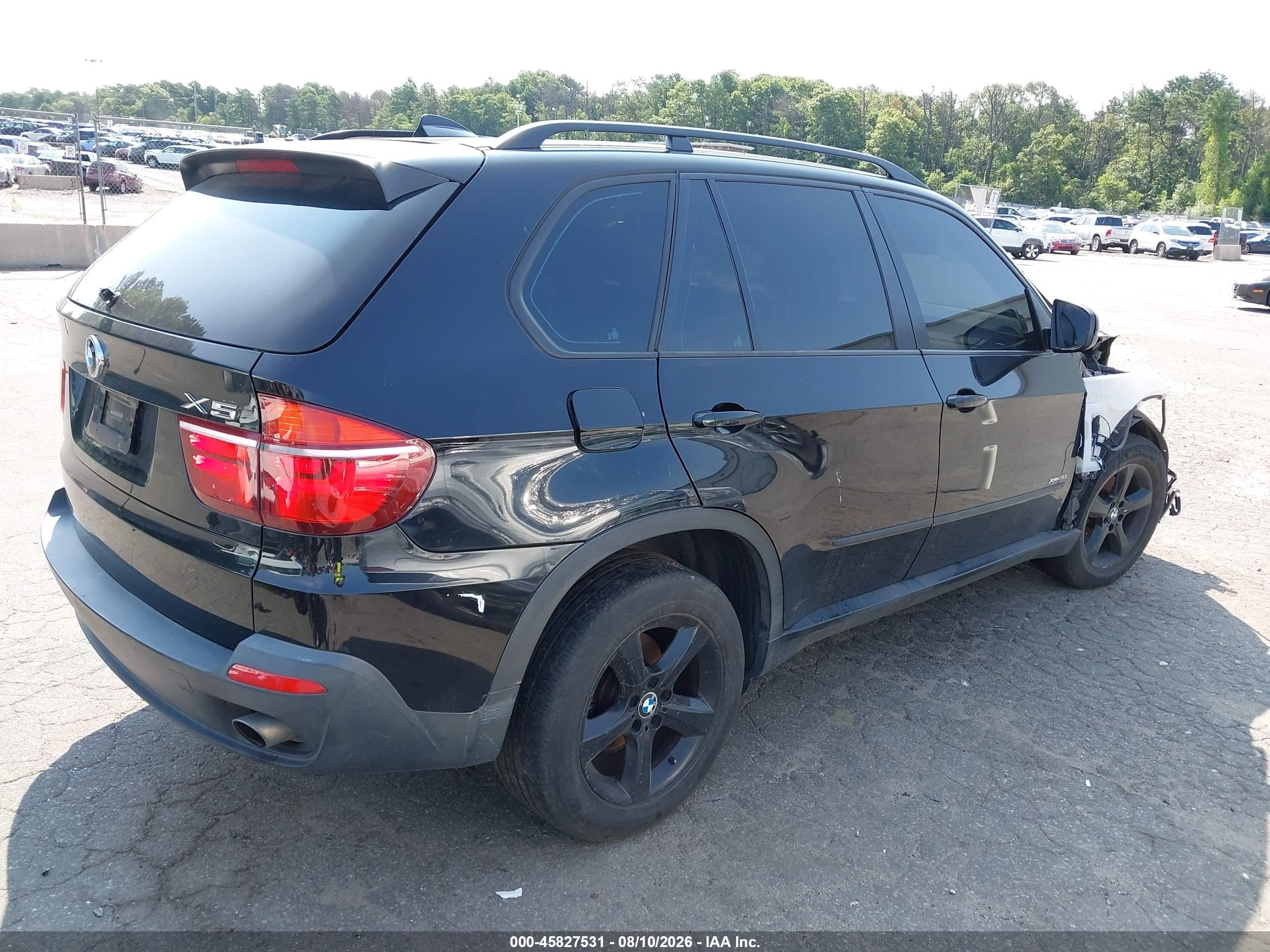 2009 Bmw X5 Xdrive30i Black vin: 5UXFE43599L265813