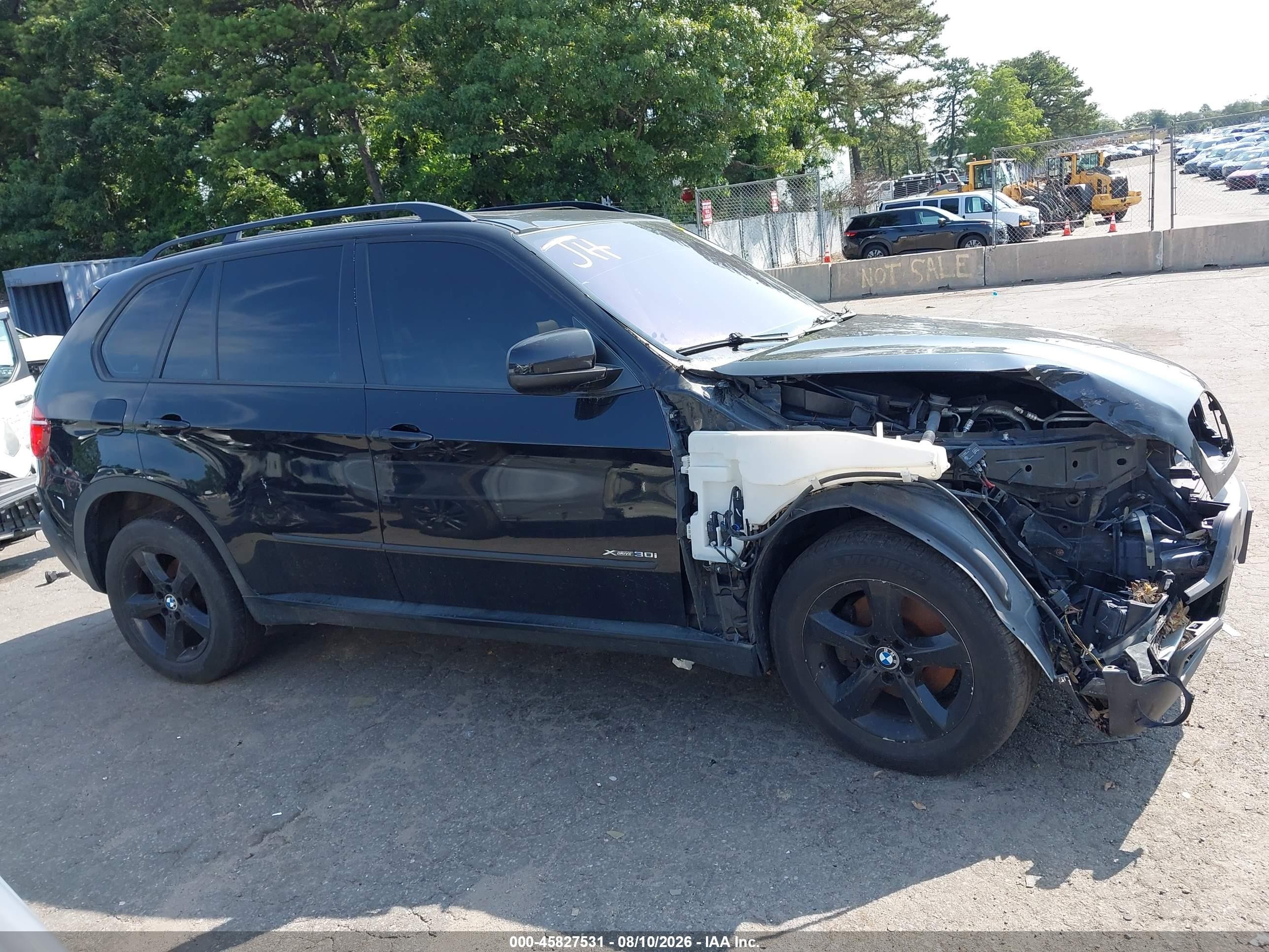 2009 Bmw X5 Xdrive30i Black vin: 5UXFE43599L265813