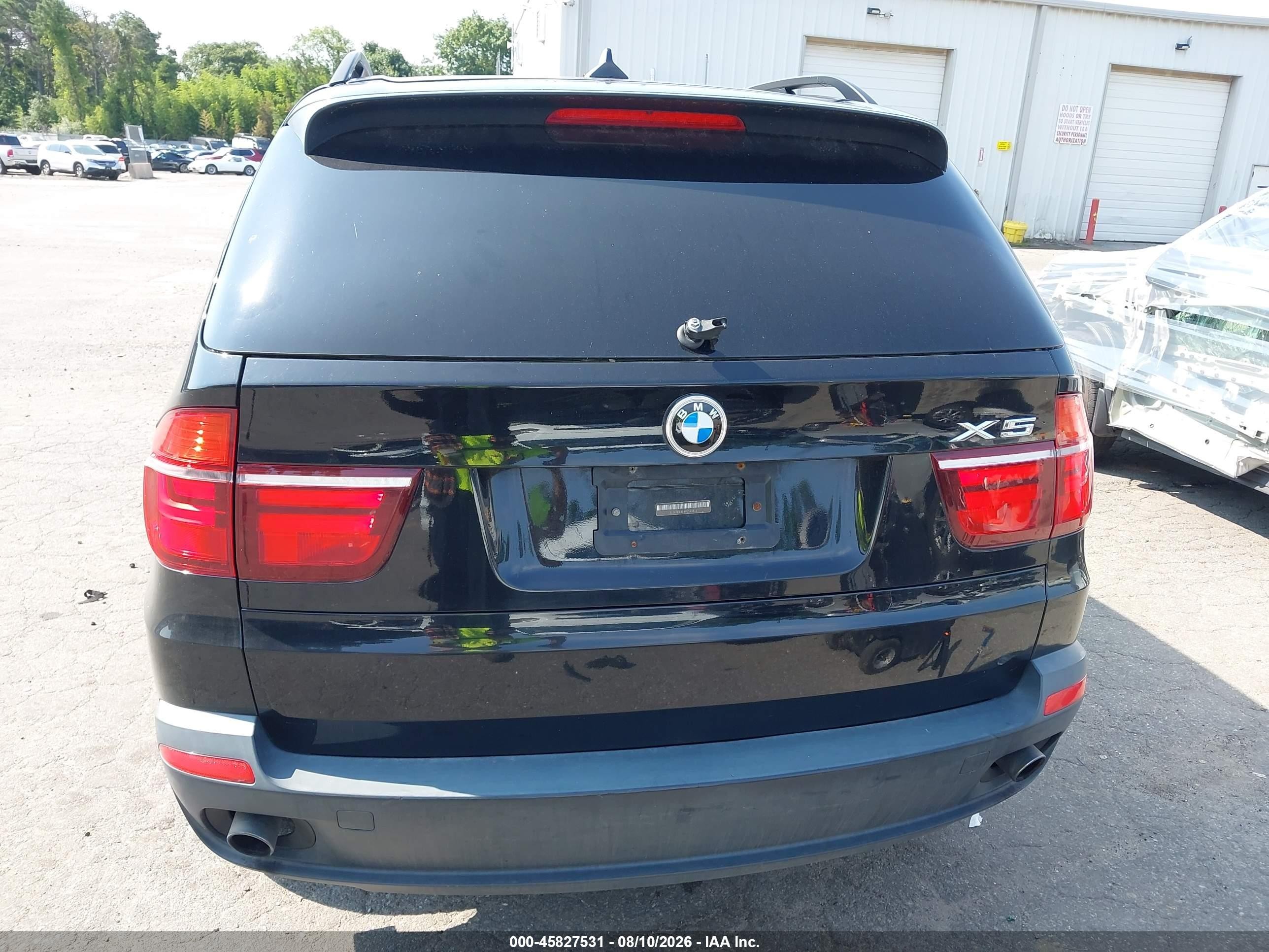 2009 Bmw X5 Xdrive30i Black vin: 5UXFE43599L265813