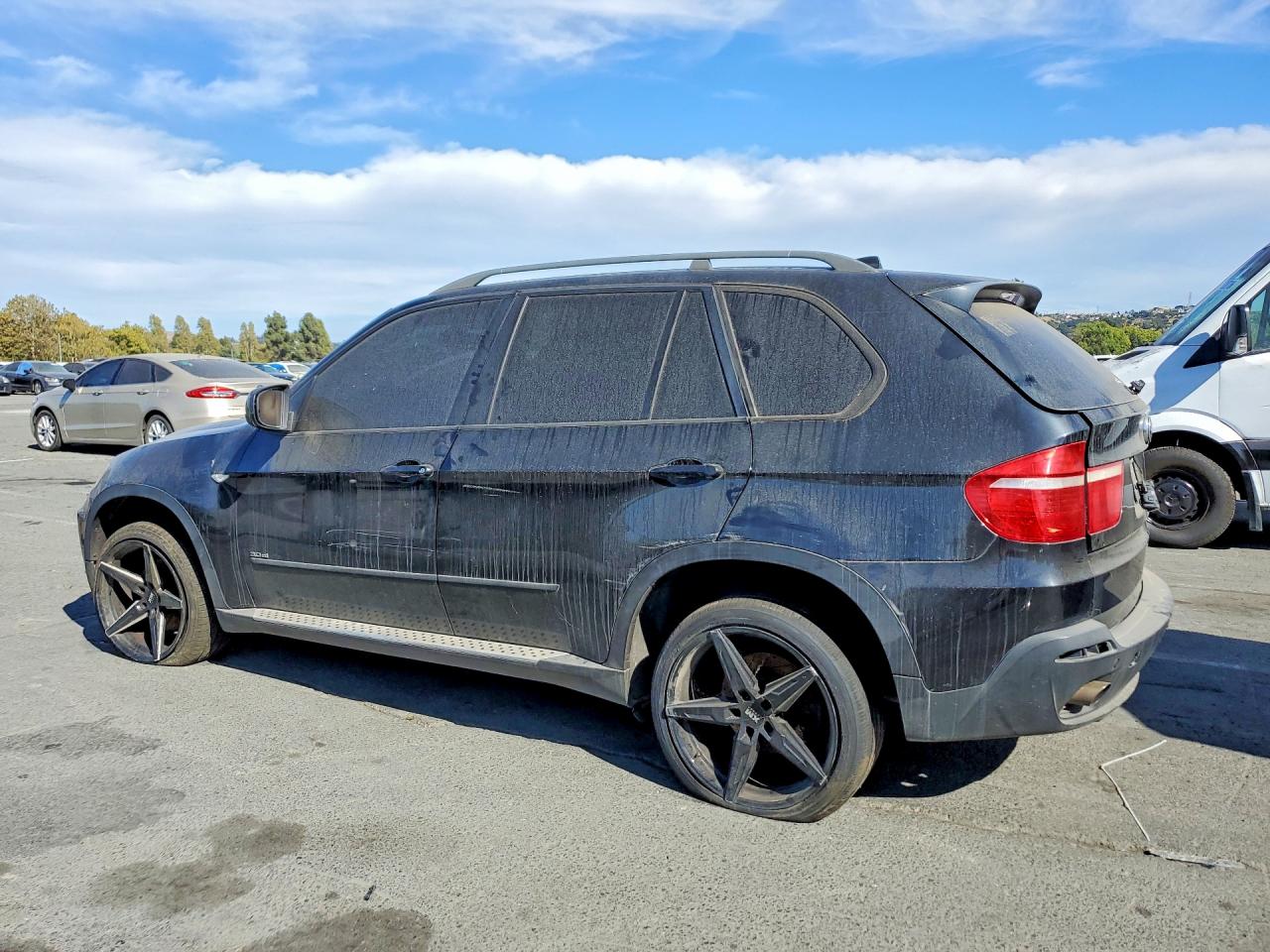 2007 Bmw X5 3.0i Черный vin: 5UXFE435X7L012741