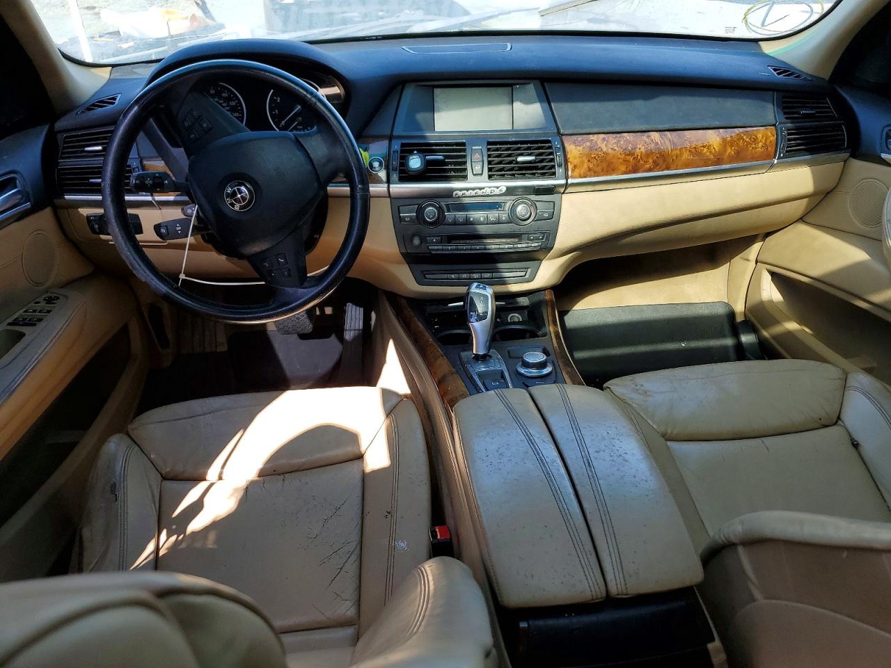2007 Bmw X5 3.0i Черный vin: 5UXFE435X7L012741