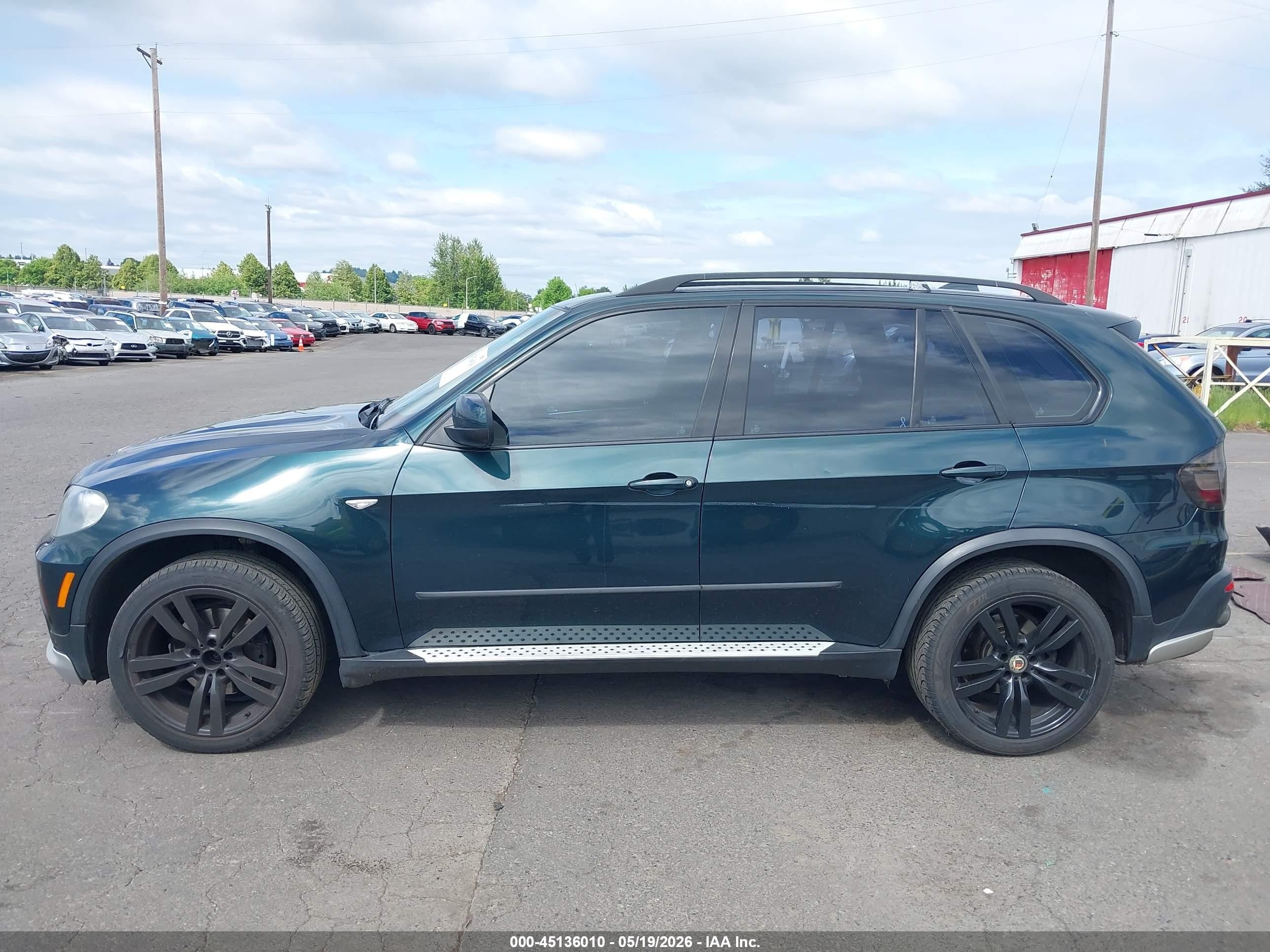 2008 Bmw X5 3.0si Green vin: 5UXFE435X8L003958
