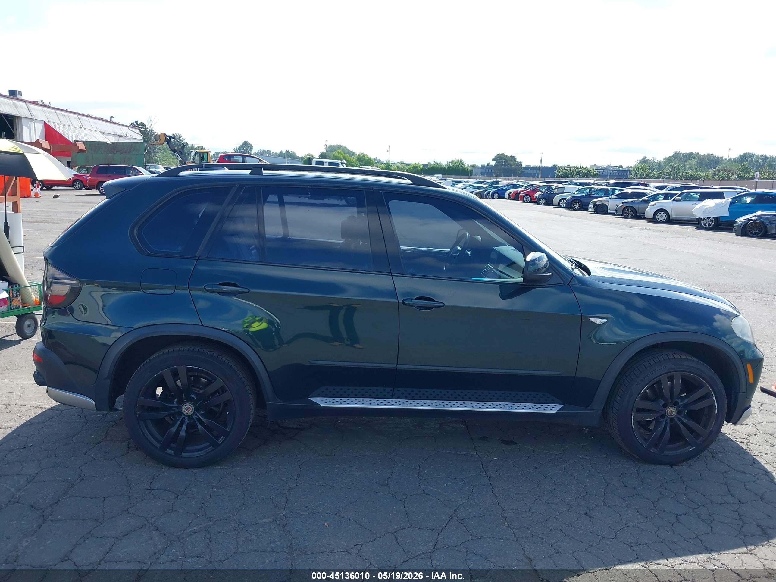 2008 Bmw X5 3.0si Green vin: 5UXFE435X8L003958