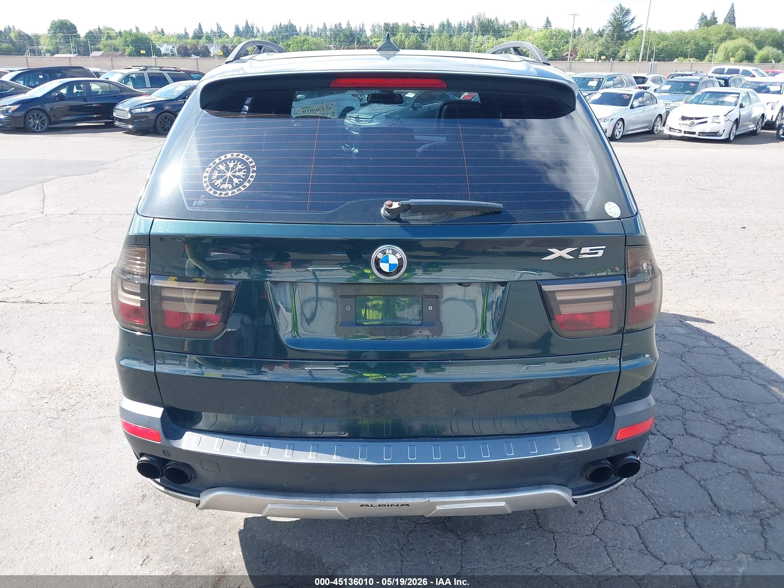 2008 Bmw X5 3.0si Green vin: 5UXFE435X8L003958
