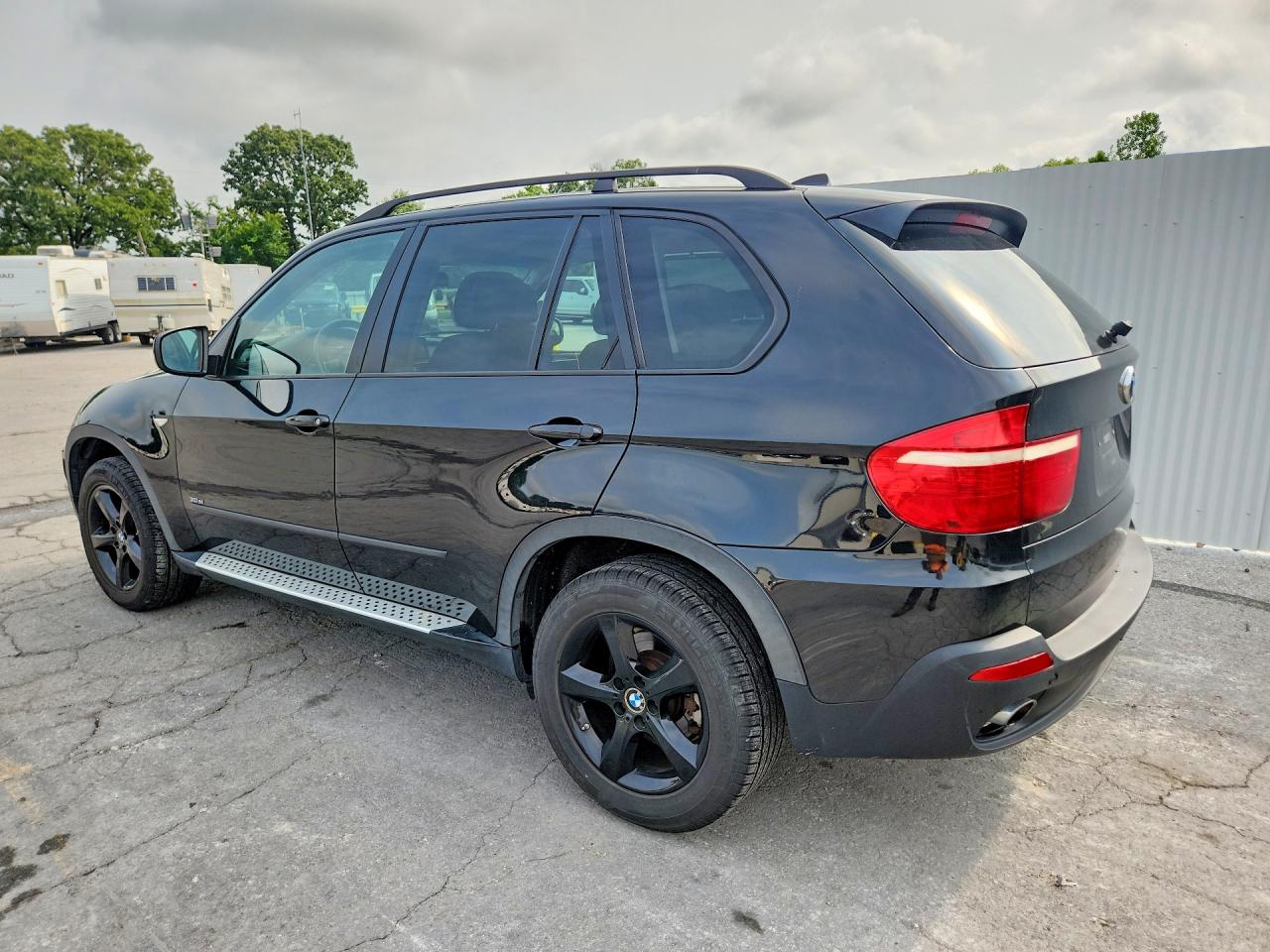 2008 Bmw X5 3.0i Black vin: 5UXFE435X8L007685