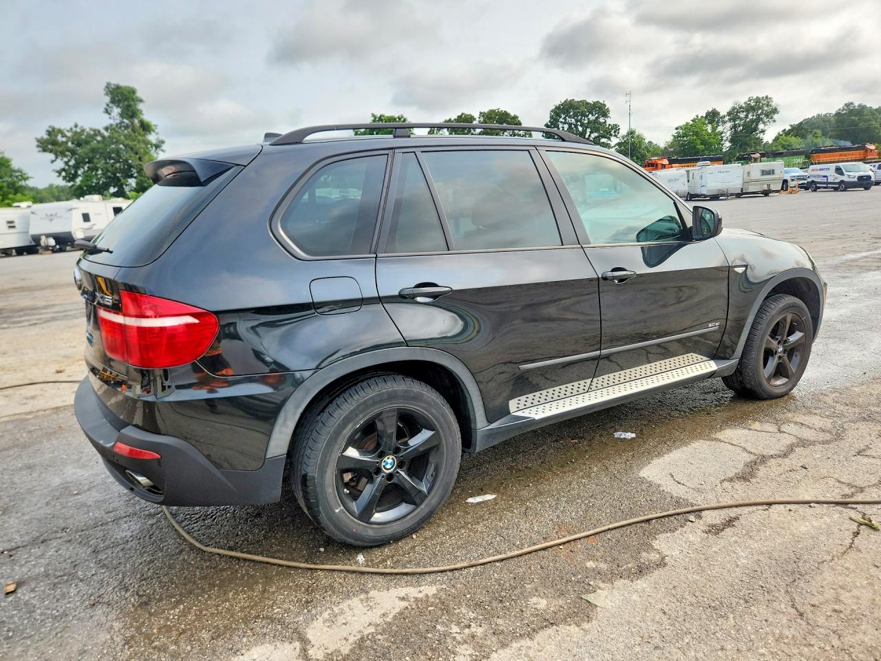 2008 Bmw X5 3.0i Black vin: 5UXFE435X8L007685