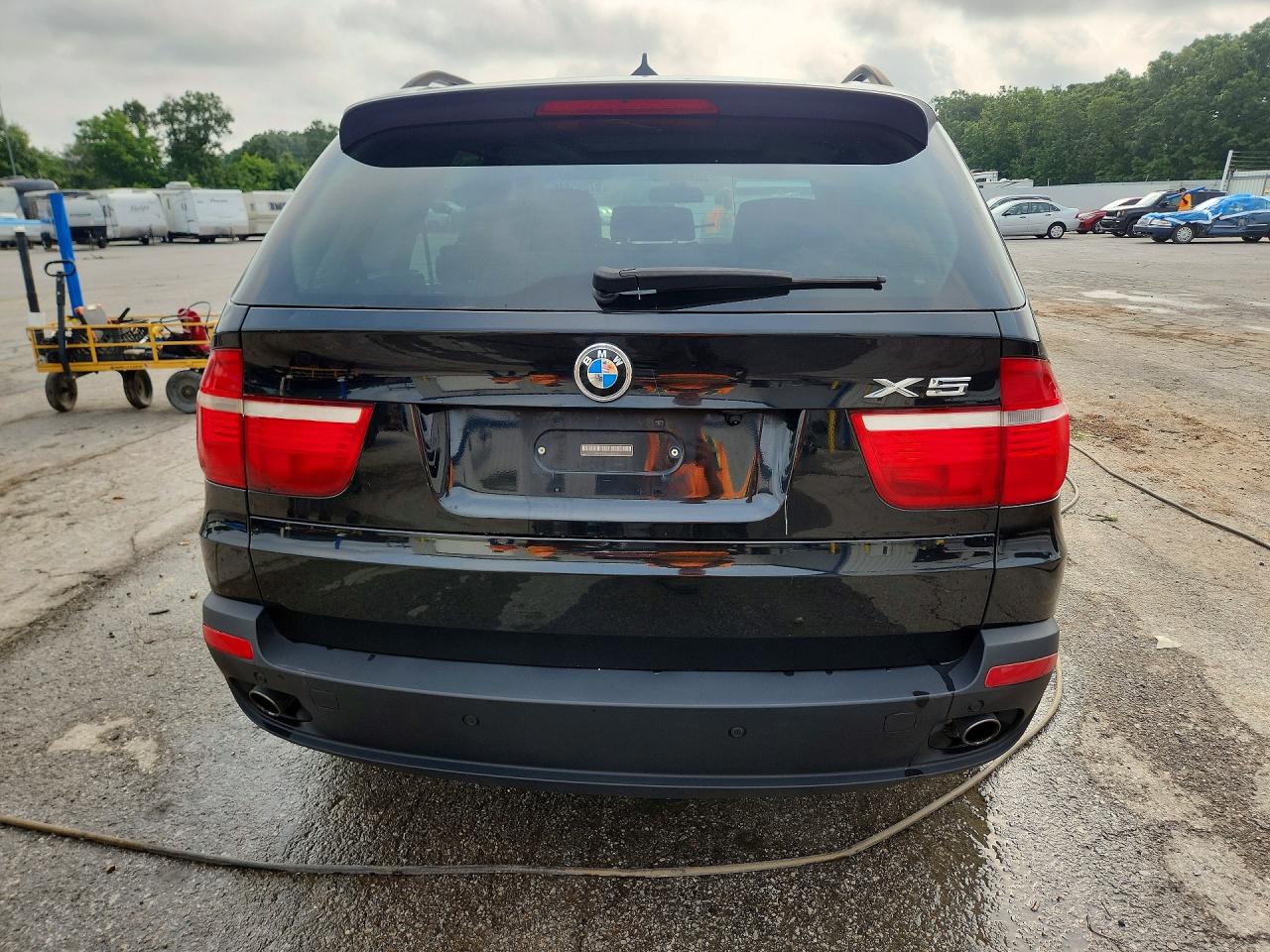 2008 Bmw X5 3.0i Black vin: 5UXFE435X8L007685